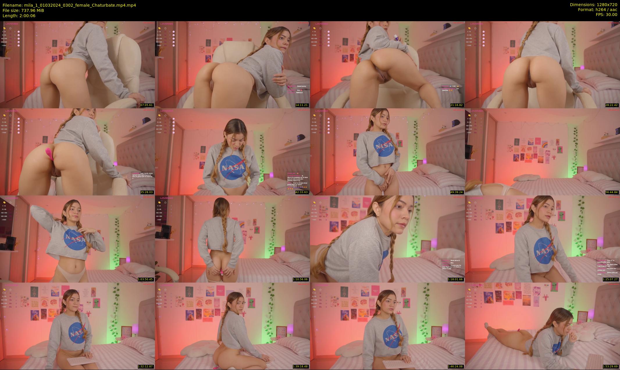 mila_1 — 121 minute Chaturbate female cam show recording, 720p, Mar 1, 2024