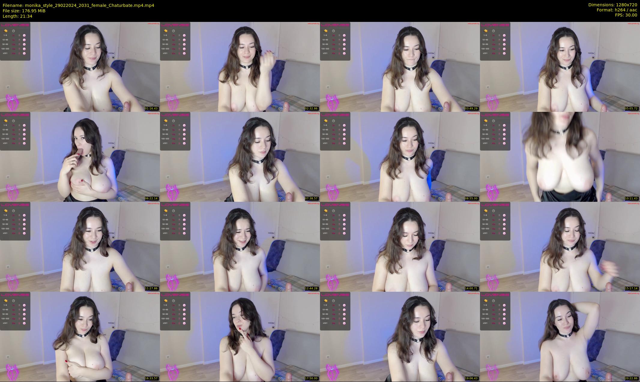 monika_style — 22 minute Chaturbate female cam show recording, 720p, Feb 29, 2024