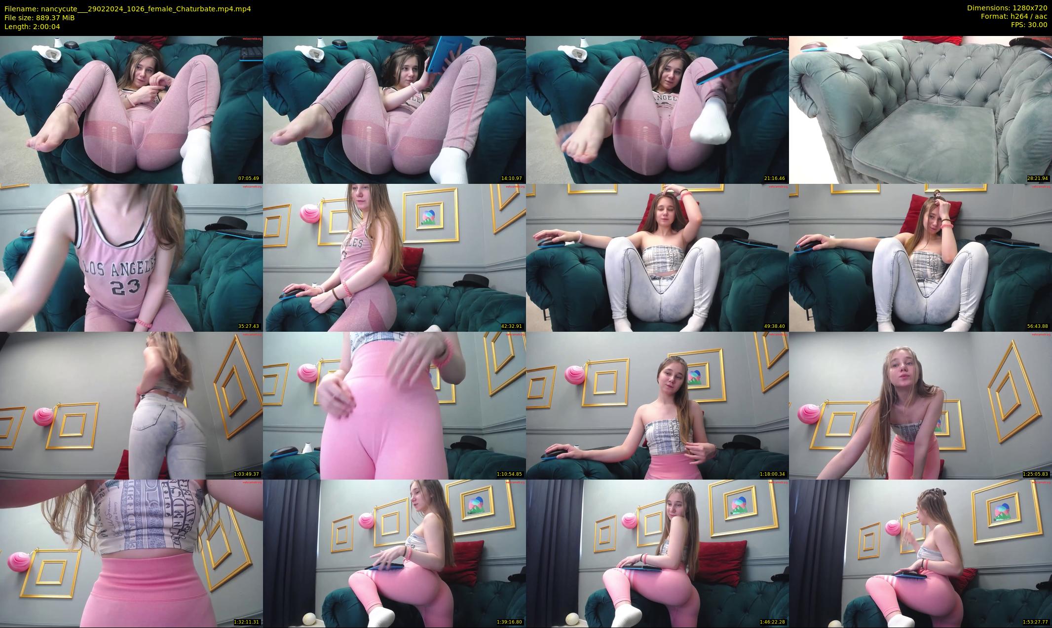 nancycute__ — 121 minute Chaturbate female cam show recording, 720p, Feb 29, 2024