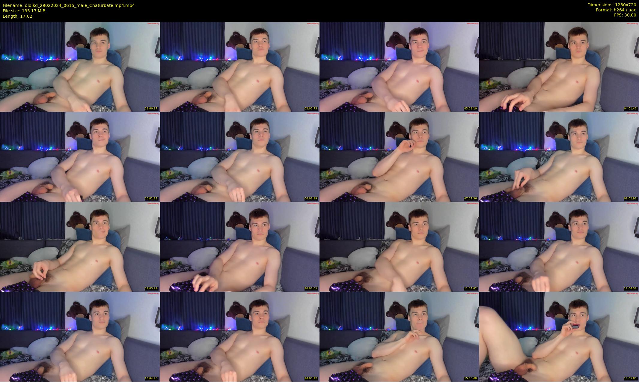 ololkd — 18 minute Chaturbate male cam show recording, 720p, Feb 29, 2024