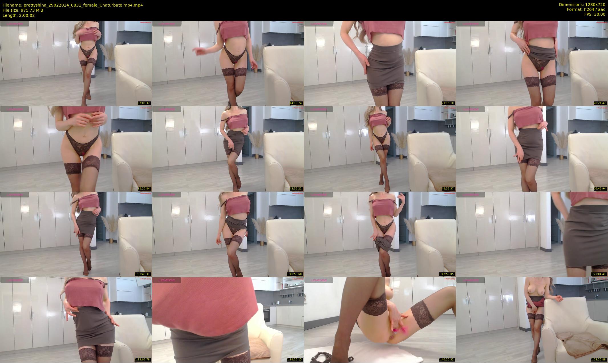 prettyshina — 121 minute Chaturbate female cam show recording, 720p, Feb 29, 2024