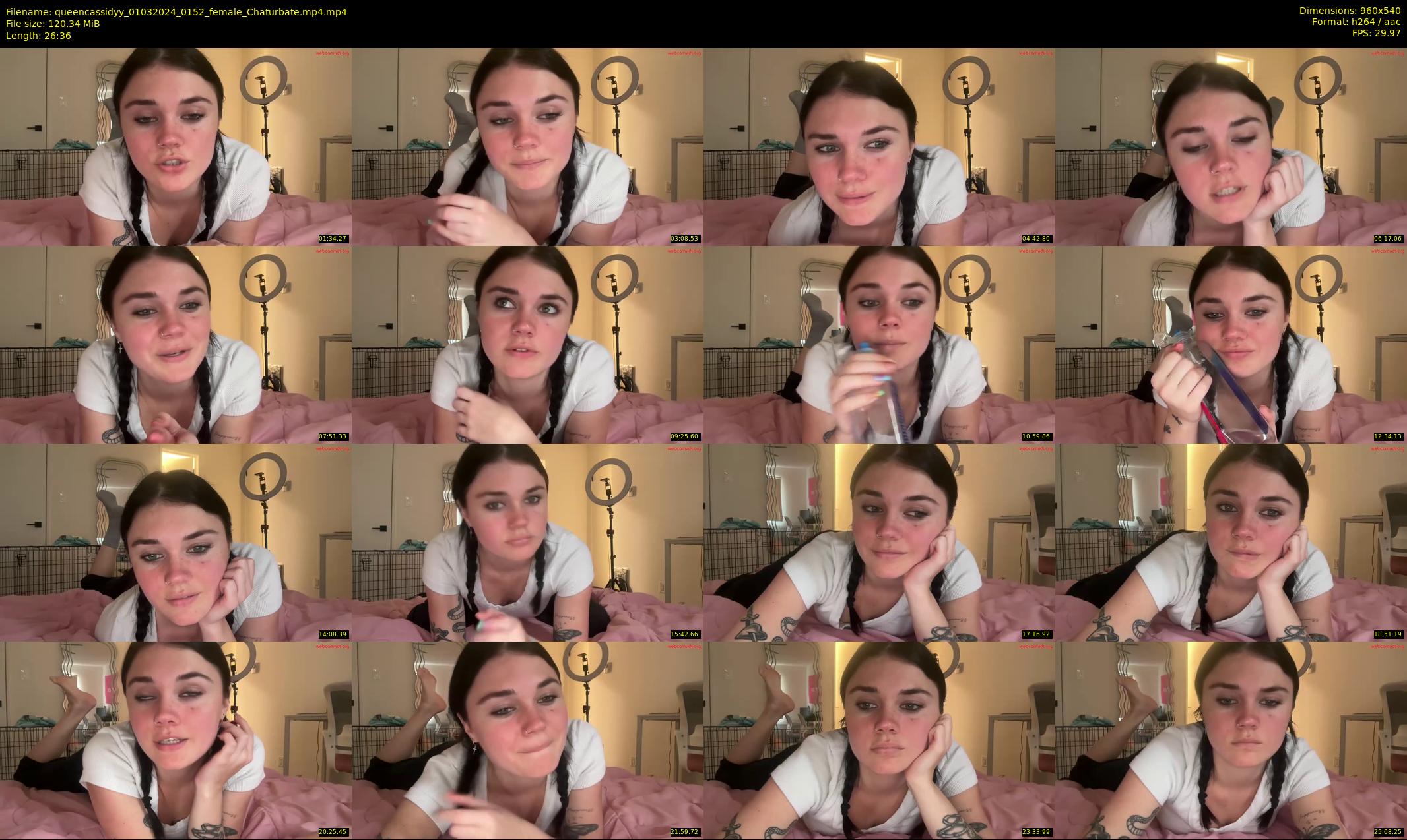 queencassidyy — 27 minute Chaturbate female cam show recording, 480p, Mar 1, 2024