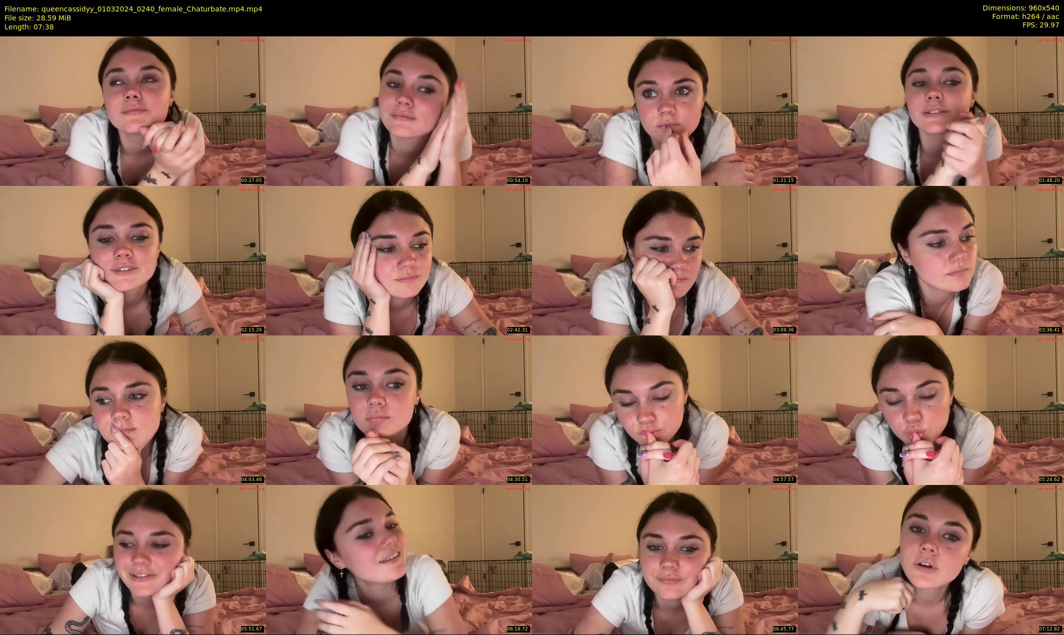queencassidyy — 8 minute Chaturbate female cam show recording, 480p, Mar 1, 2024