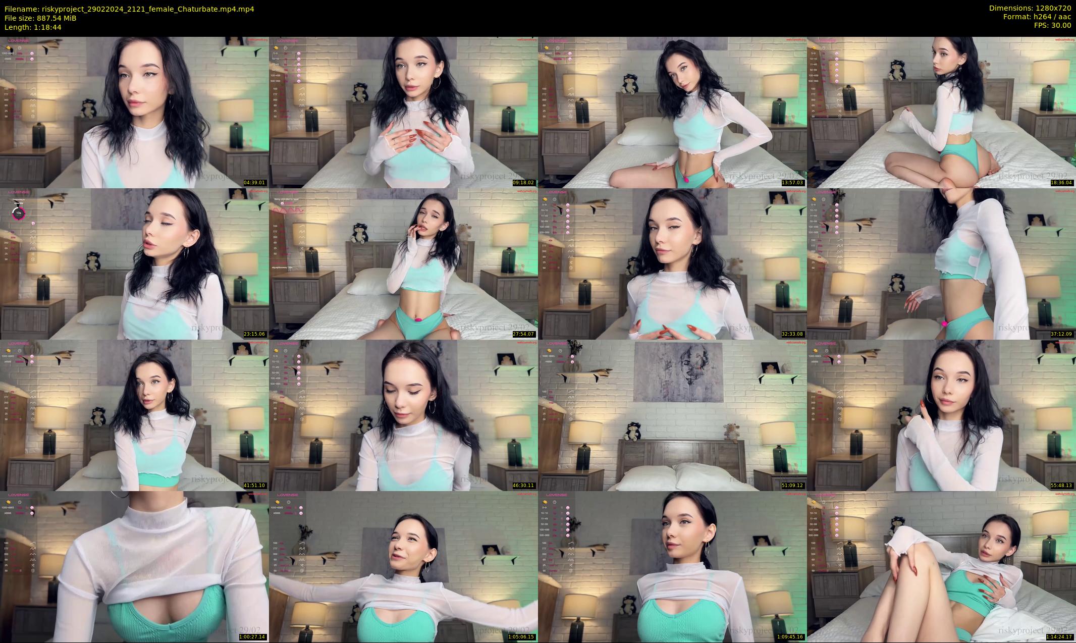 riskyproject — 79 minute Chaturbate couple cam show recording, 720p, Feb 29, 2024