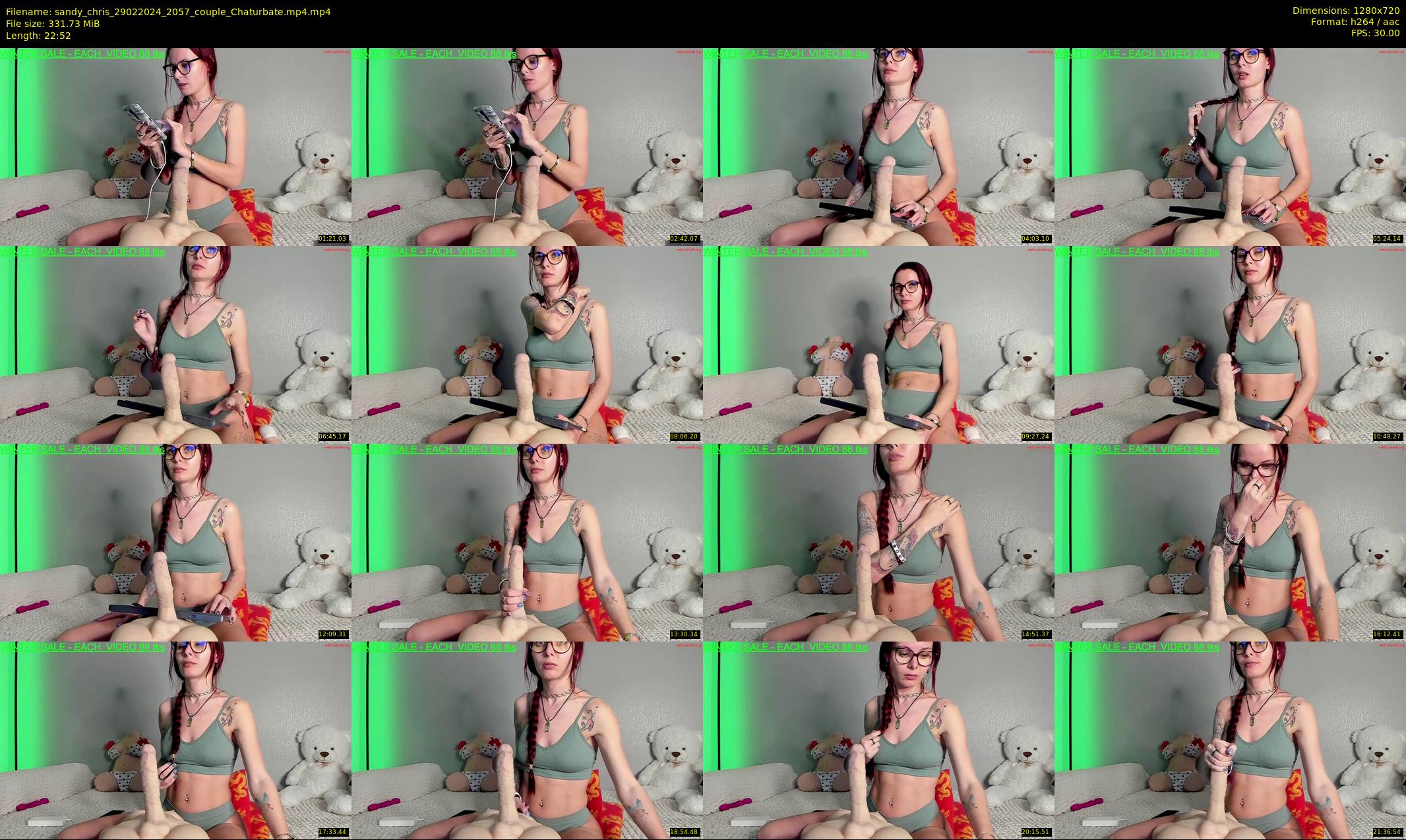 sandy_chris — 23 minute Chaturbate couple cam show recording, 720p, Feb 29, 2024