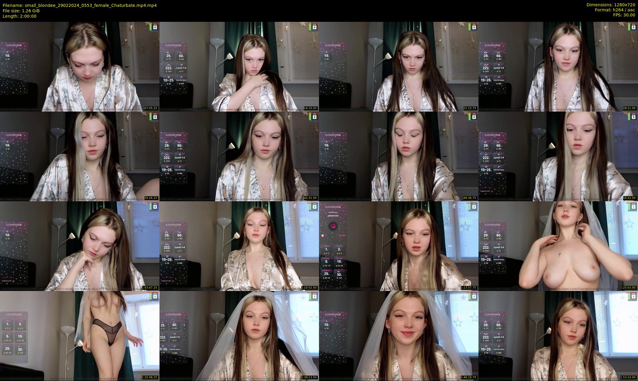 small_blondee — 120 minute Chaturbate female cam show recording, 720p, Feb 29, 2024