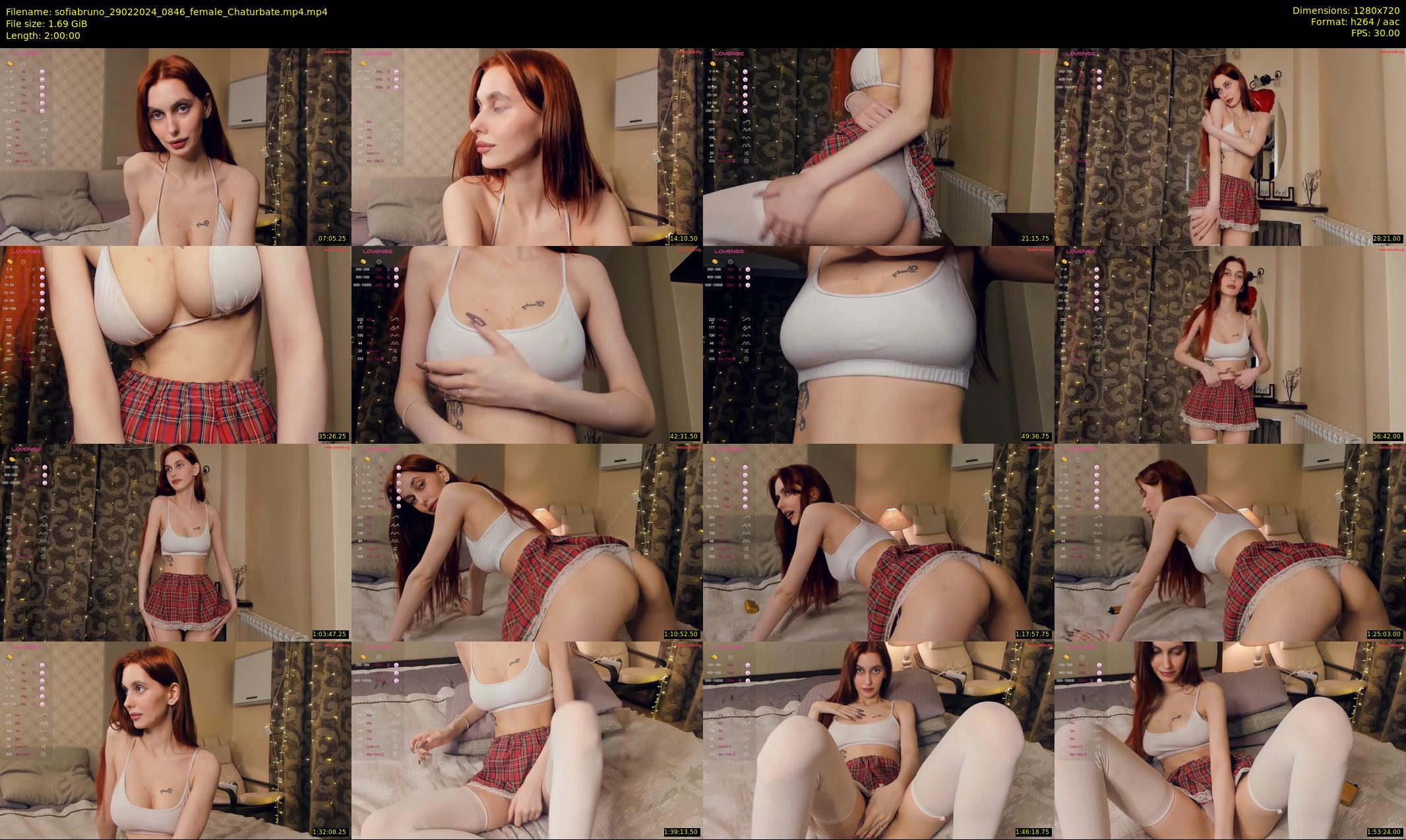 sofiabruno — 120 minute Chaturbate female cam show recording, 720p, Feb 29, 2024