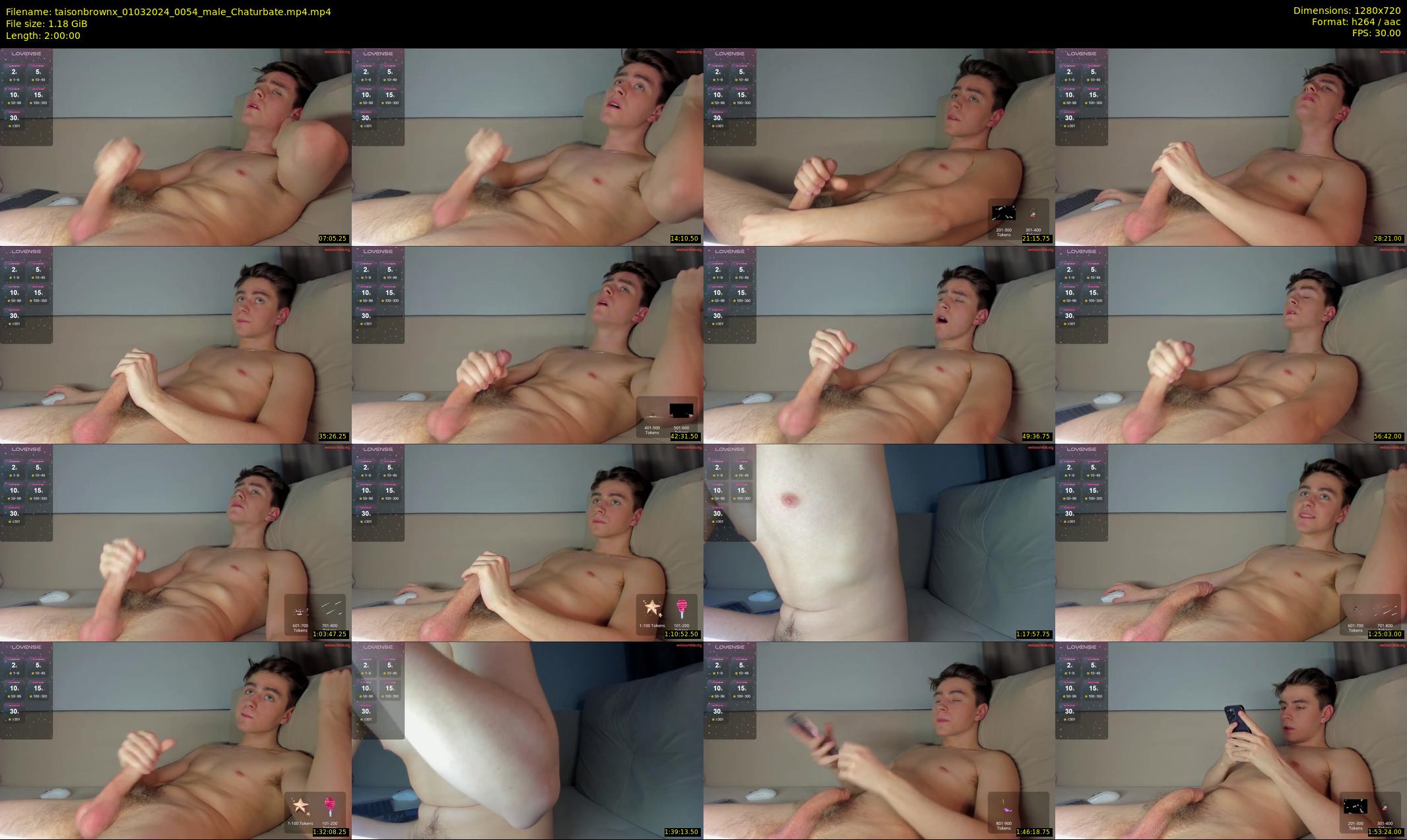 taisonbrownx — 120 minute Chaturbate male cam show recording, 720p, Mar 1, 2024
