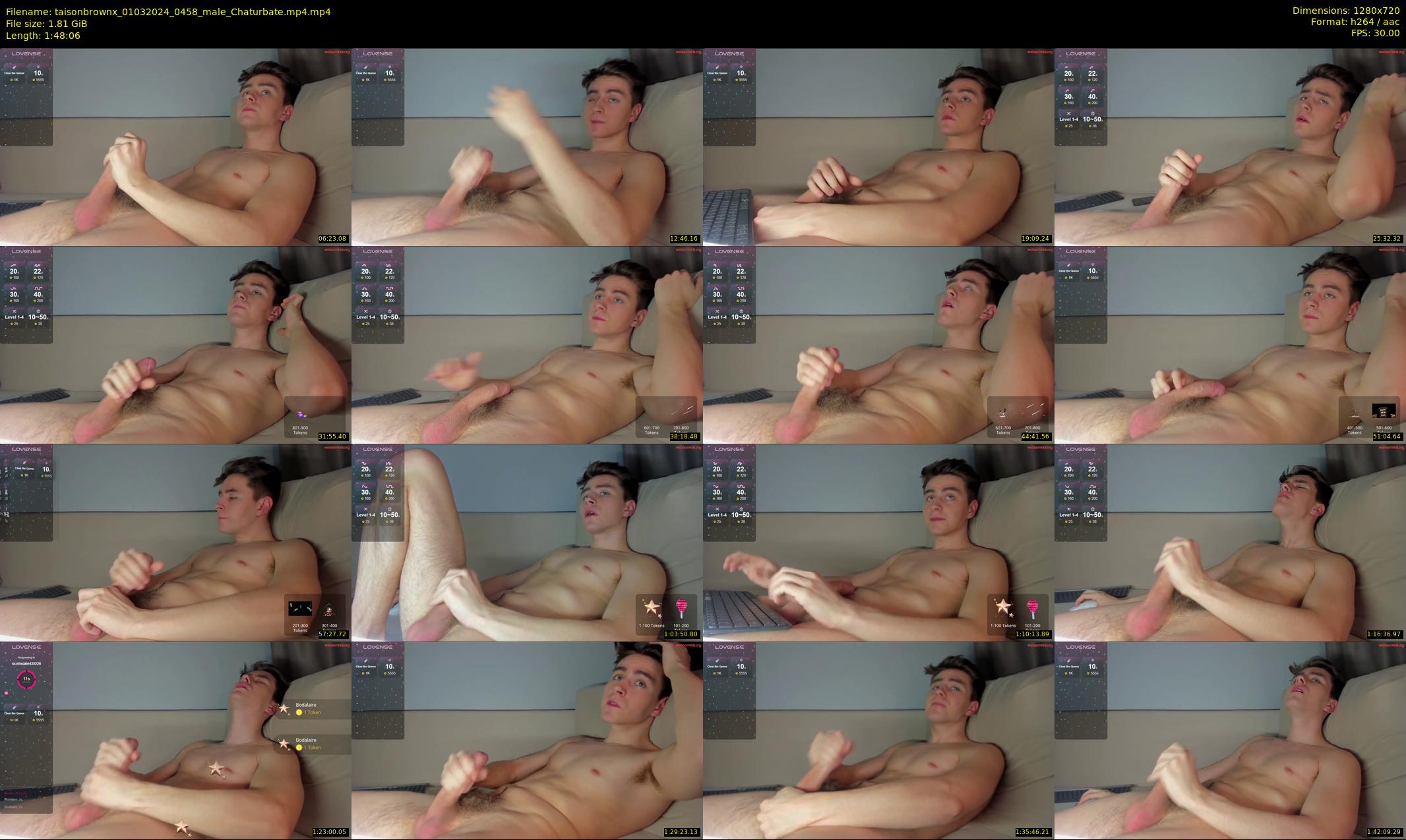 taisonbrownx — 109 minute Chaturbate male cam show recording, 720p, Mar 1, 2024