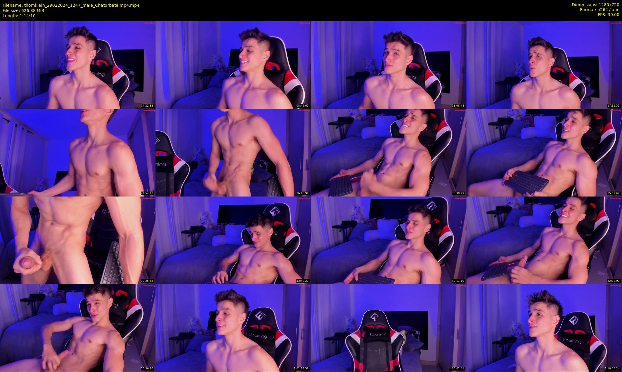thomklein — 75 minute Chaturbate male cam show recording, 720p, Feb 29, 2024
