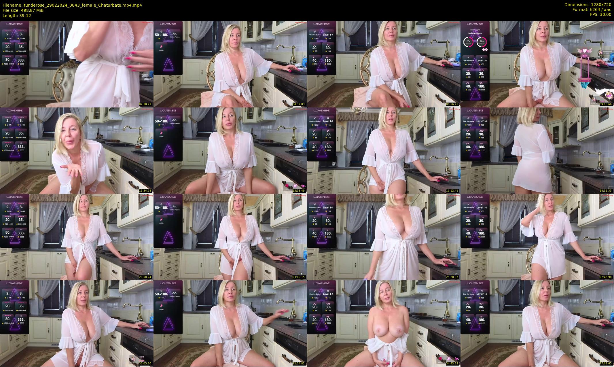 tunderose — 40 minute Chaturbate female cam show recording, 720p, Feb 29, 2024