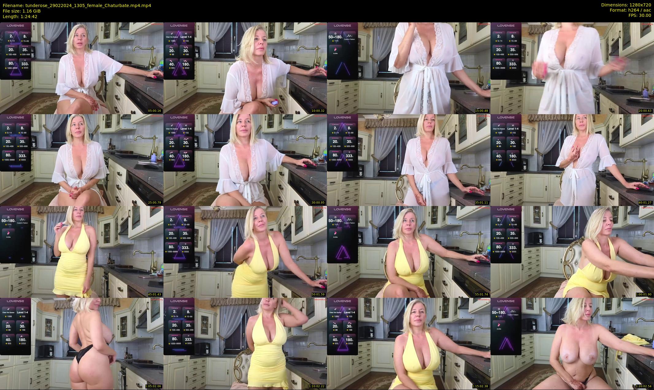 tunderose — 85 minute Chaturbate female cam show recording, 720p, Feb 29, 2024