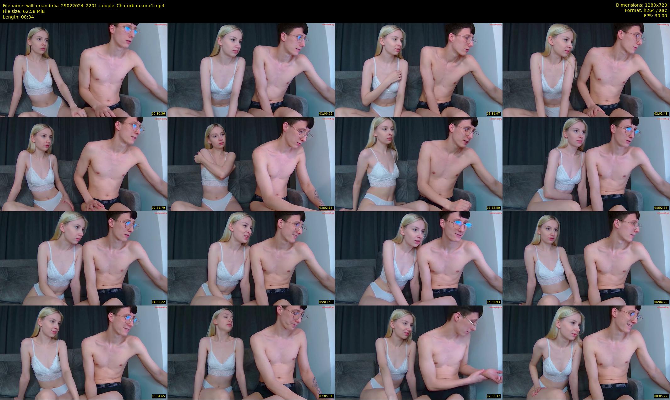 williamandmia — 9 minute Chaturbate couple cam show recording, 720p, Feb 29, 2024
