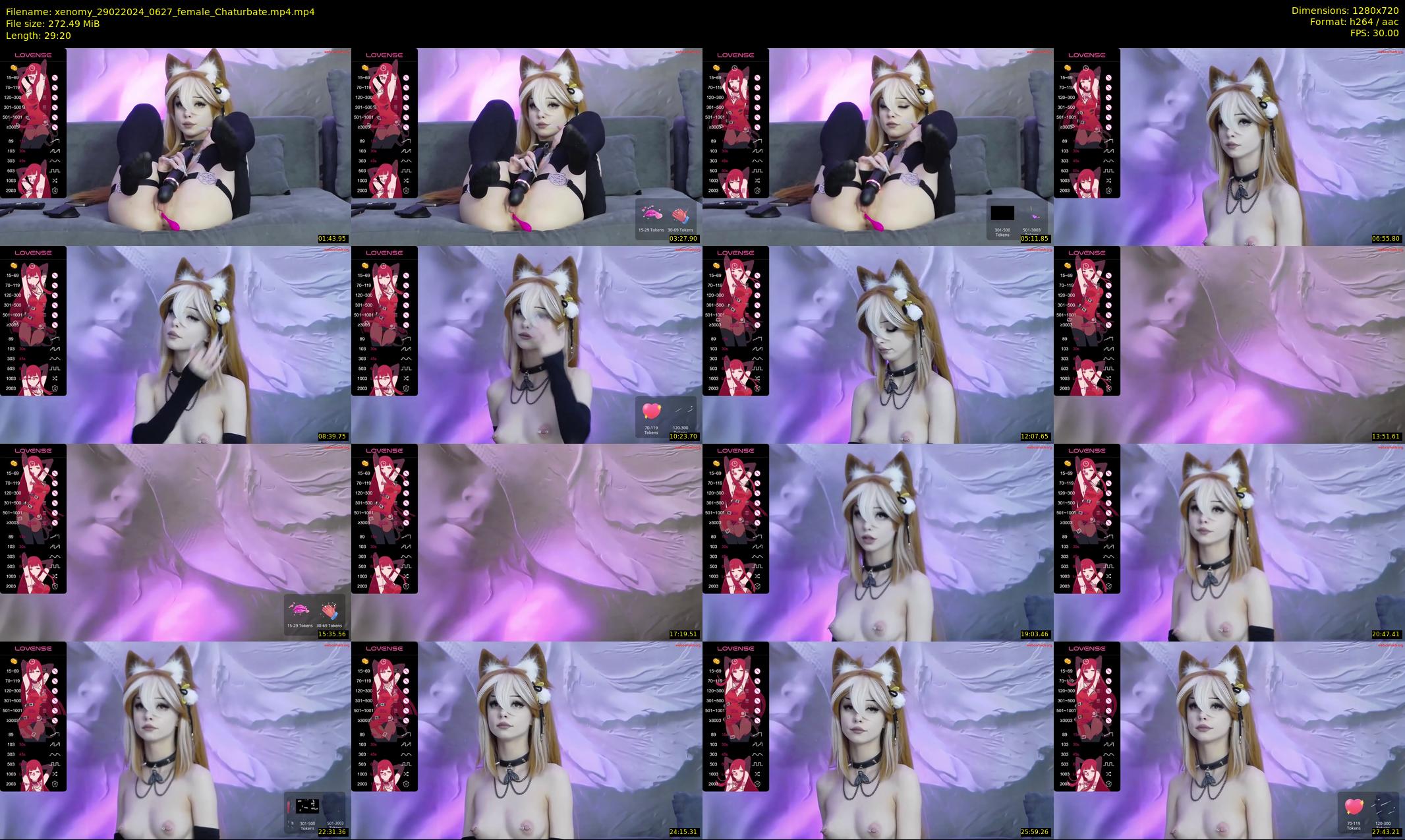 xenomy — 30 minute Chaturbate female cam show recording, 720p, Feb 29, 2024
