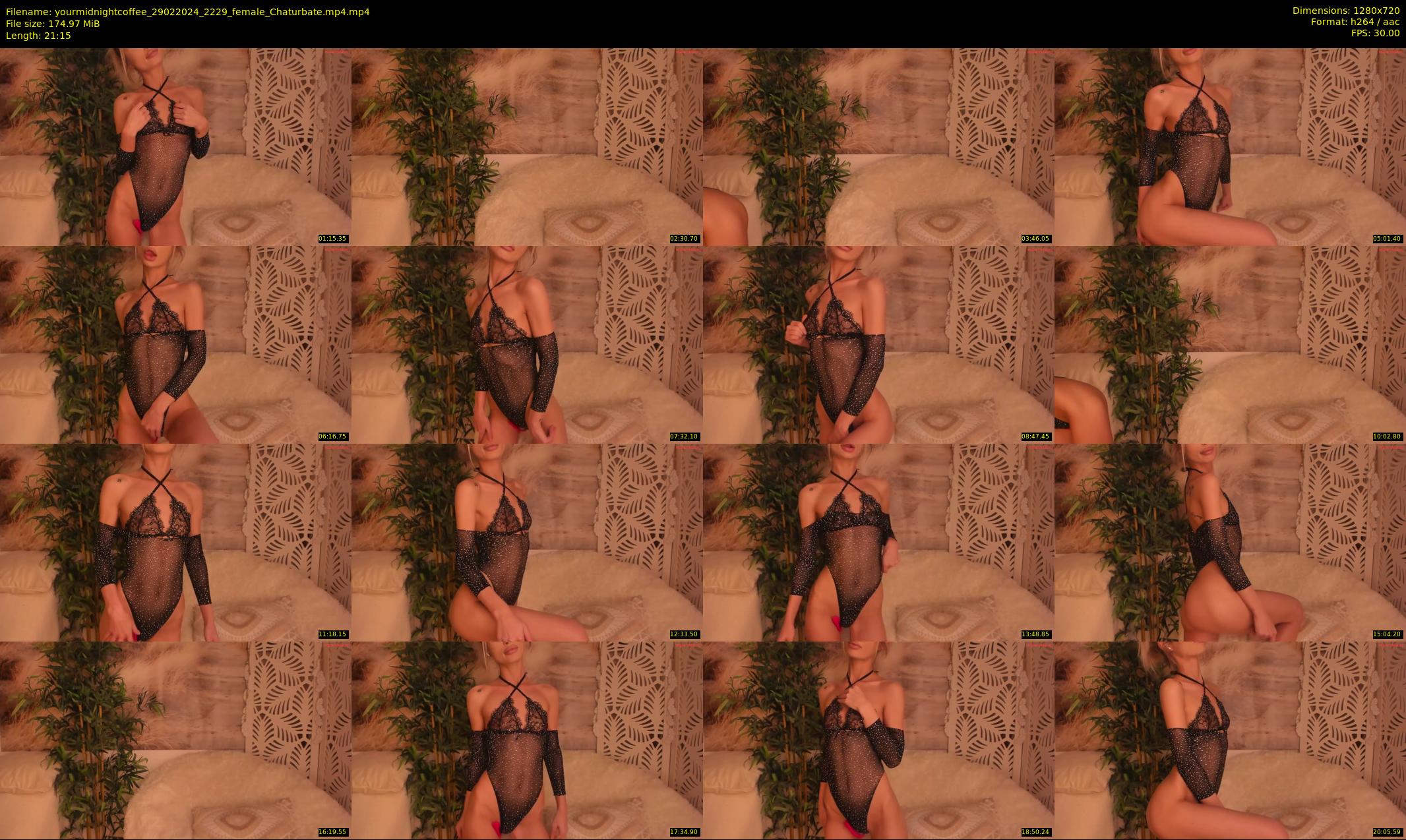 yourmidnightcoffee — 22 minute Chaturbate female cam show recording, 720p, Feb 29, 2024