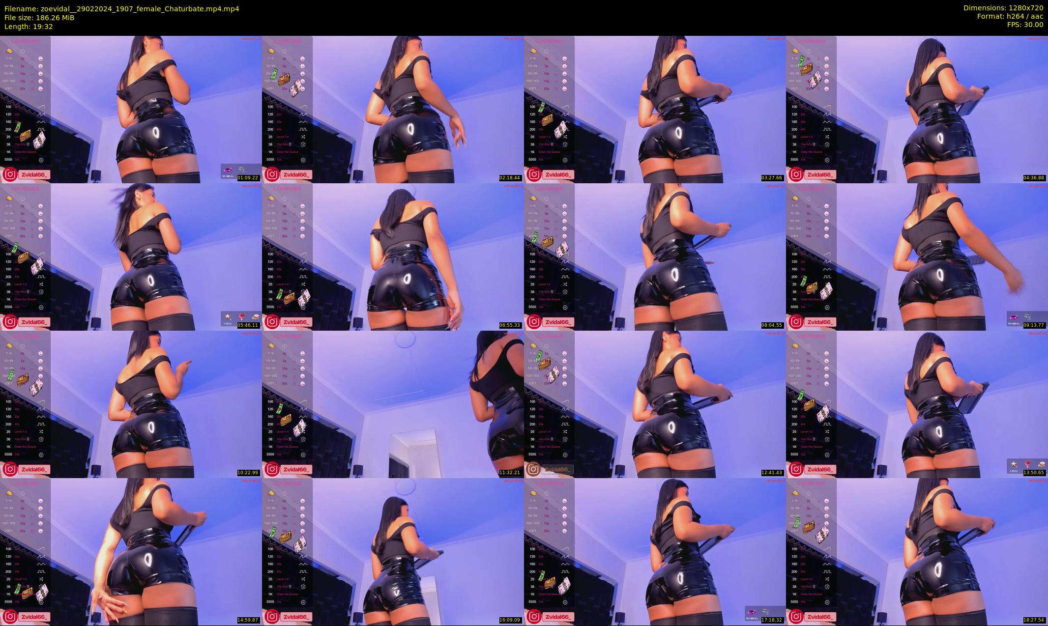zoevidal_ — 20 minute Chaturbate female cam show recording, 720p, Feb 29, 2024