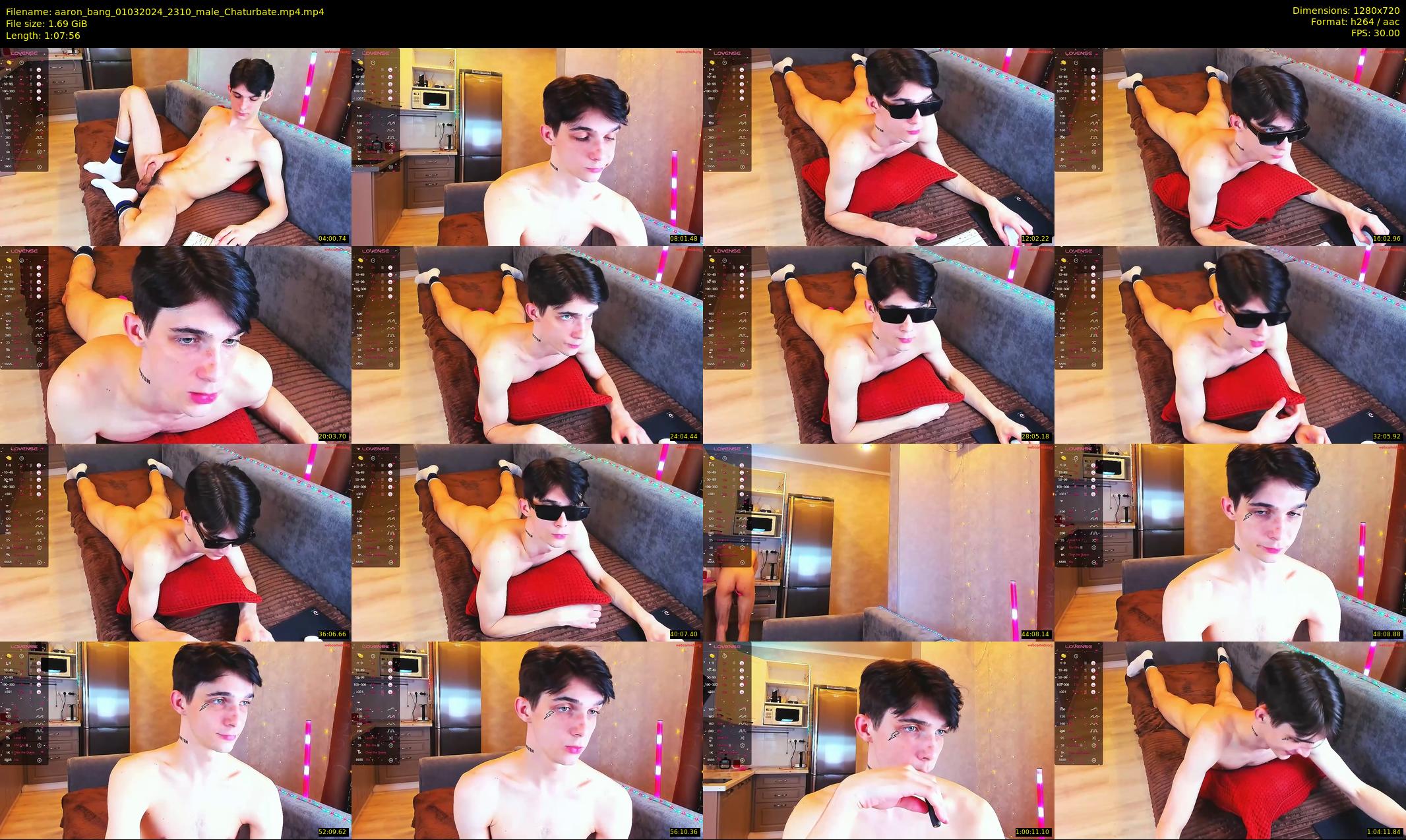 aaron_bang — 68 minute Chaturbate male cam show recording, 720p, Mar 1, 2024