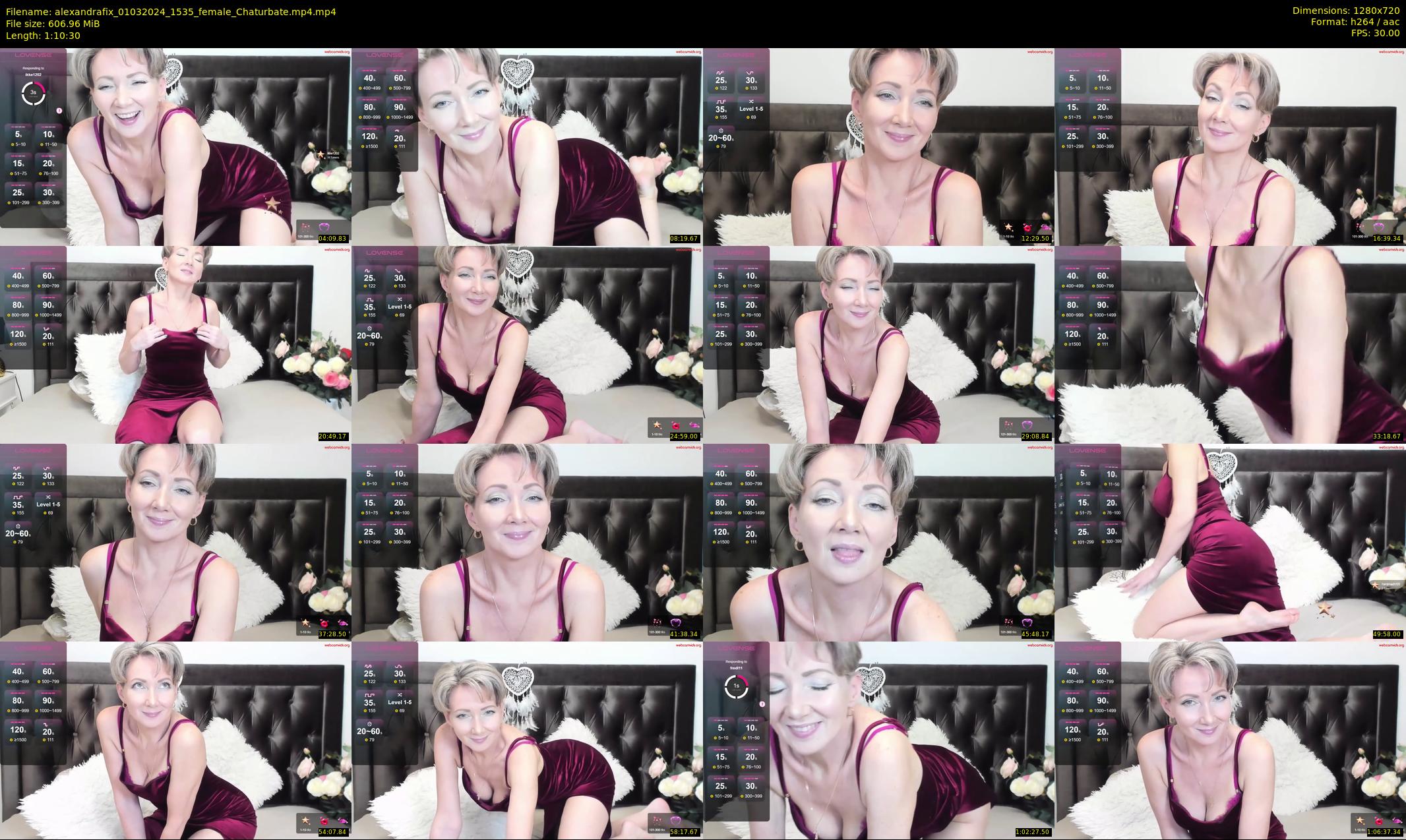 alexandrafix — 71 minute Chaturbate female cam show recording, 720p, Mar 1, 2024