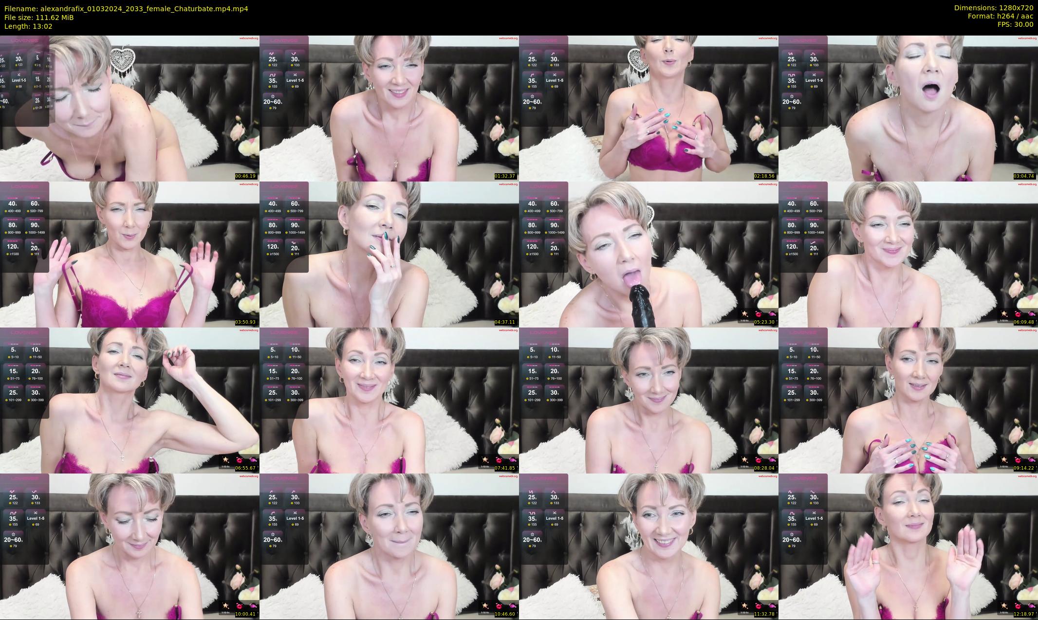 alexandrafix — 14 minute Chaturbate female cam show recording, 720p, Mar 1, 2024