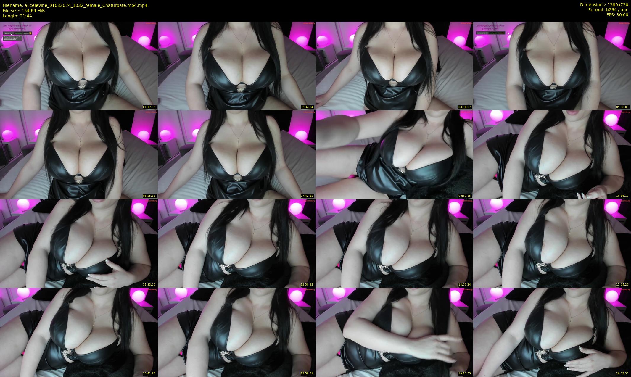alicelevine — 22 minute Chaturbate female cam show recording, 720p, Mar 1, 2024