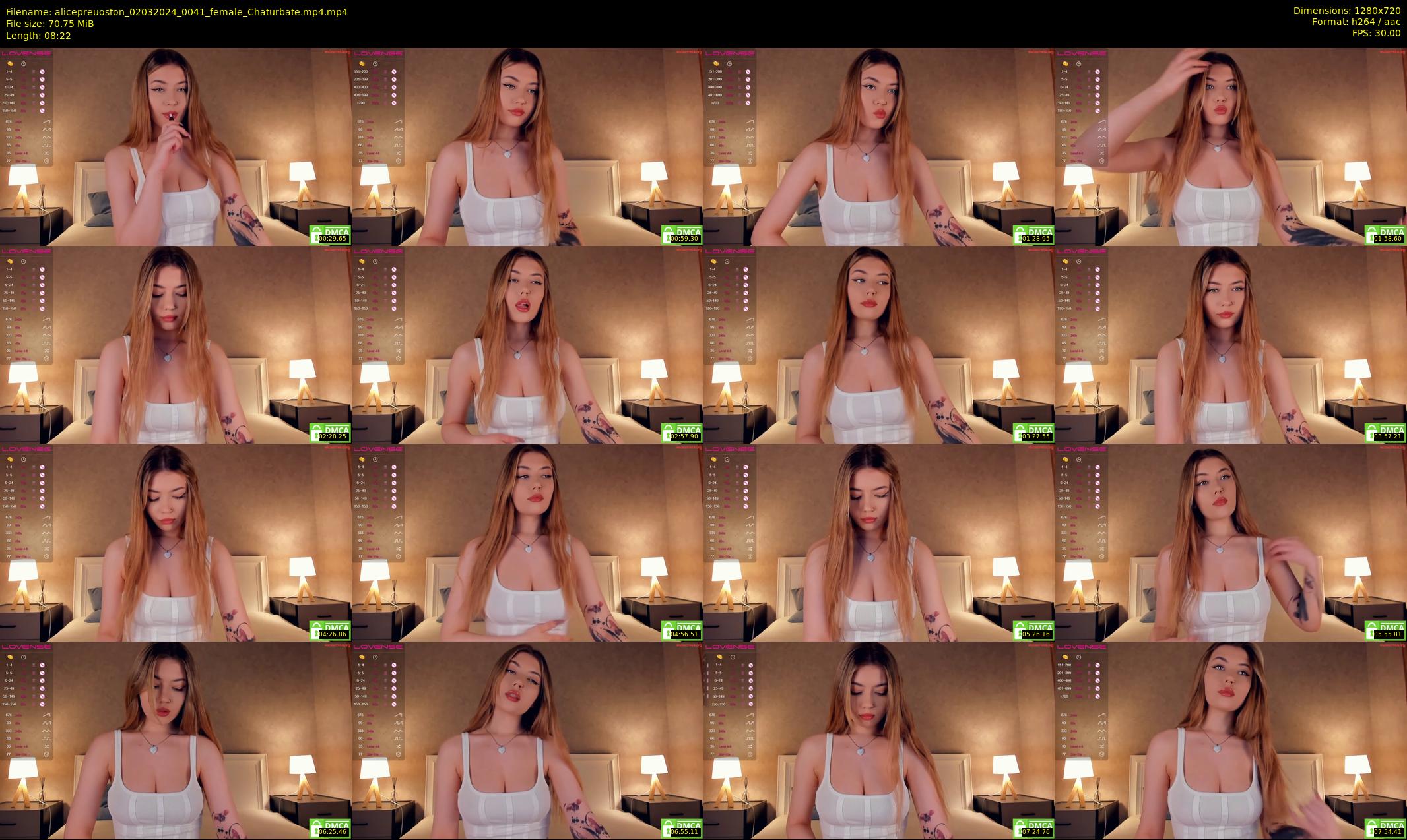 alicepreuoston — 9 minute Chaturbate female cam show recording, 720p, Mar 2, 2024