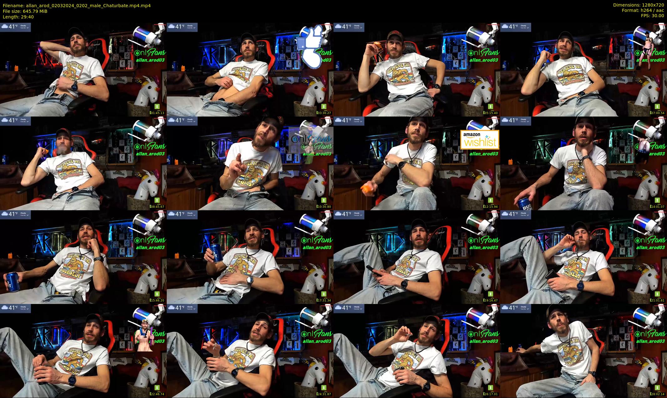 allan_arod — 30 minute Chaturbate male cam show recording, 720p, Mar 2, 2024