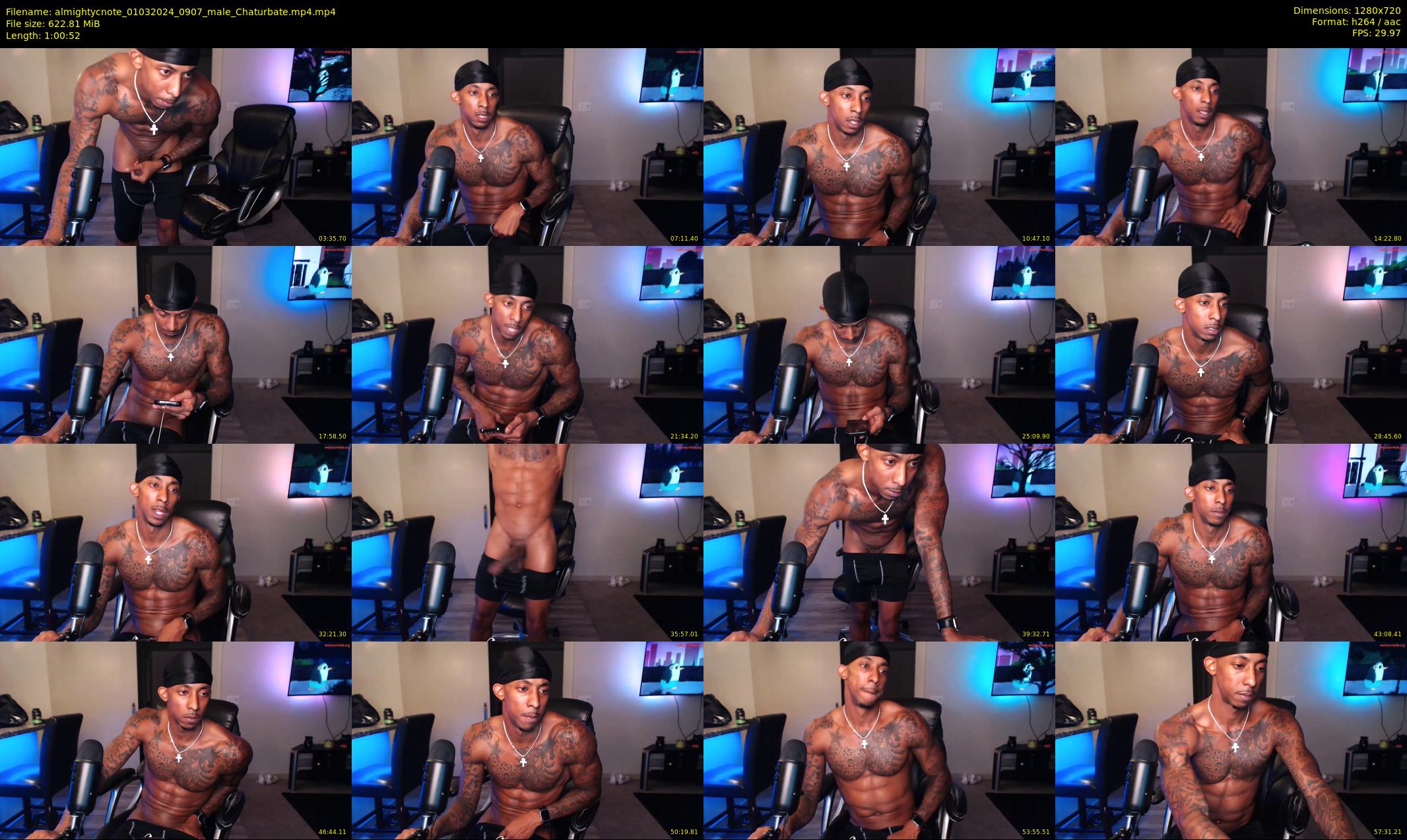 almightycnote — 61 minute Chaturbate male cam show recording, 720p, Mar 1, 2024