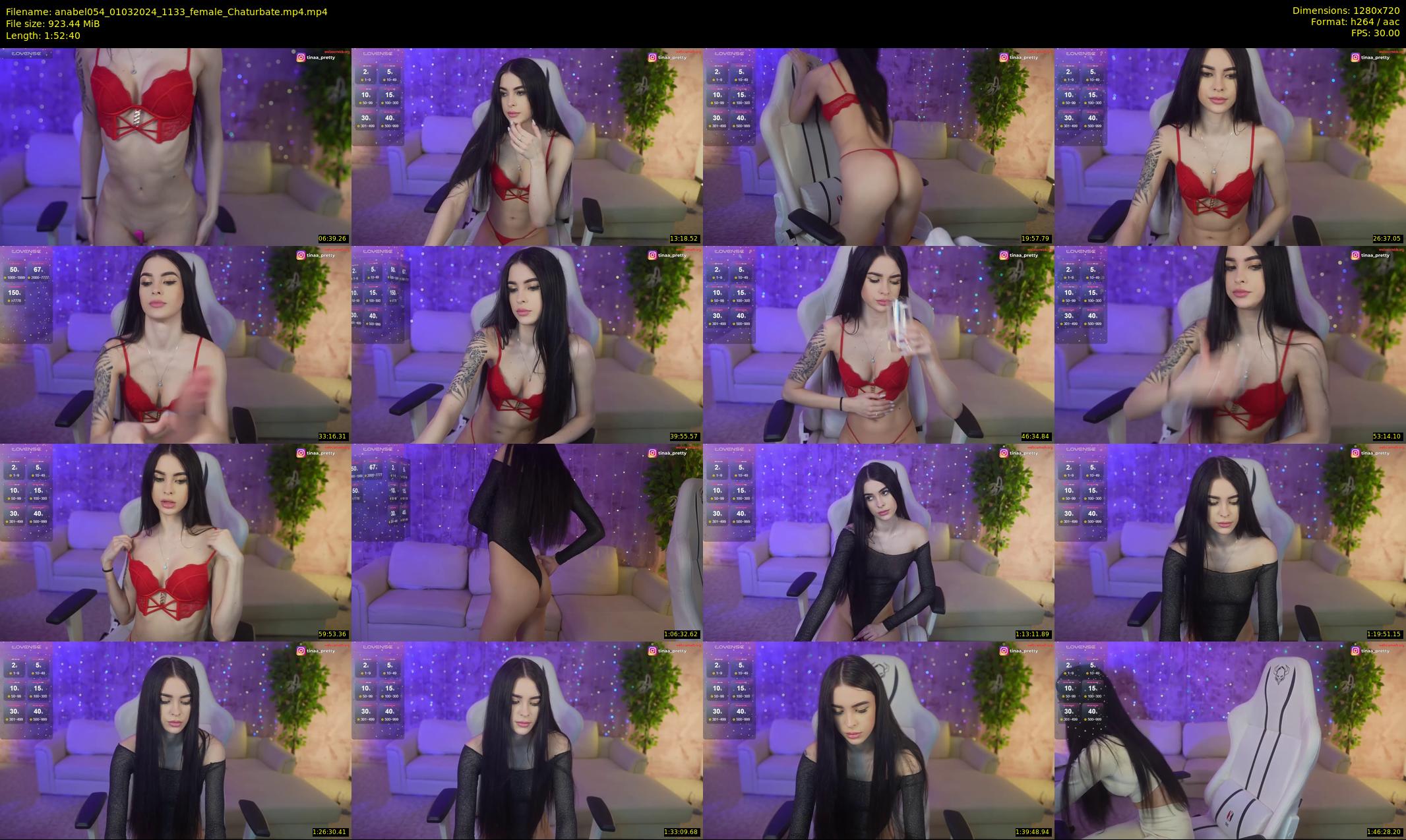 anabel054 — 113 minute Chaturbate female cam show recording, 720p, Mar 1, 2024