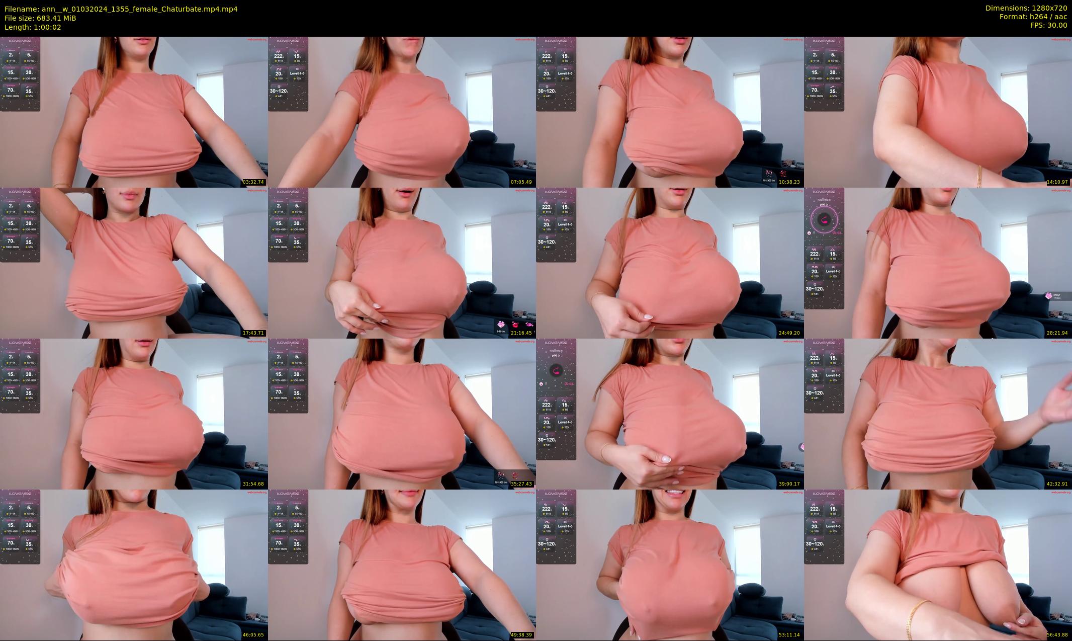 ann__w — 61 minute Chaturbate female cam show recording, 720p, Mar 1, 2024