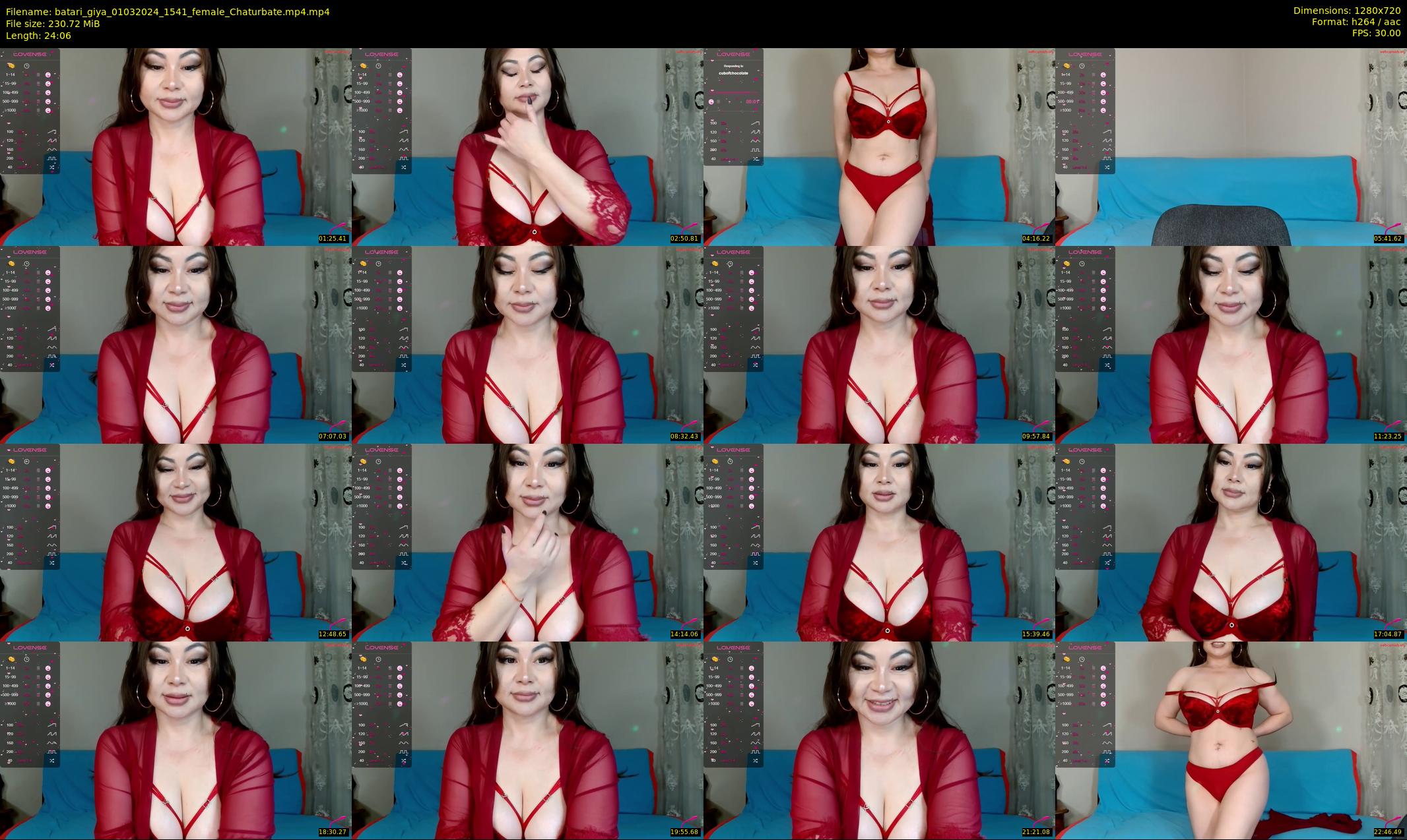 batari_giya — 25 minute Chaturbate female cam show recording, 720p, Mar 1, 2024
