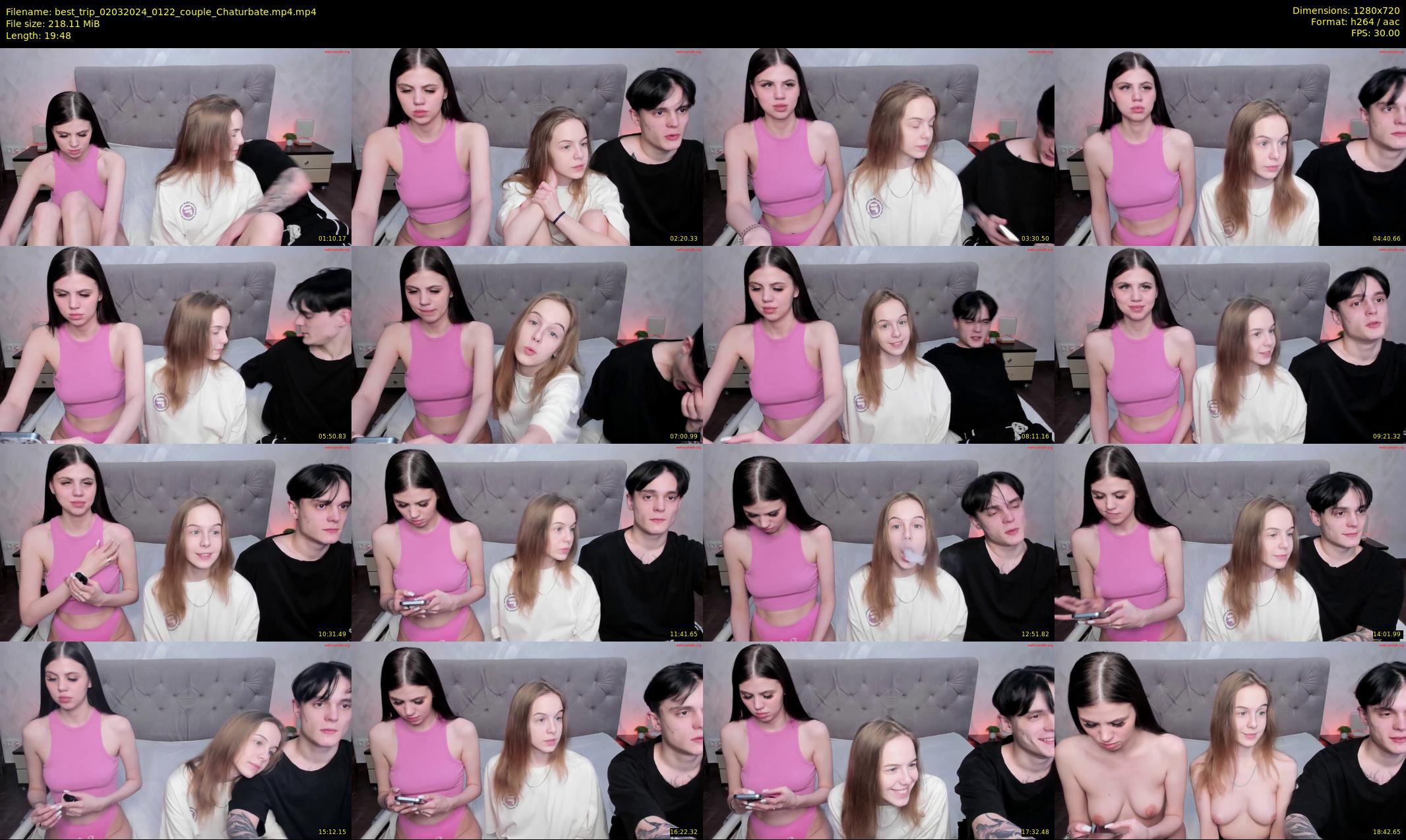 best_trip — 20 minute Chaturbate couple cam show recording, 720p, Mar 2, 2024