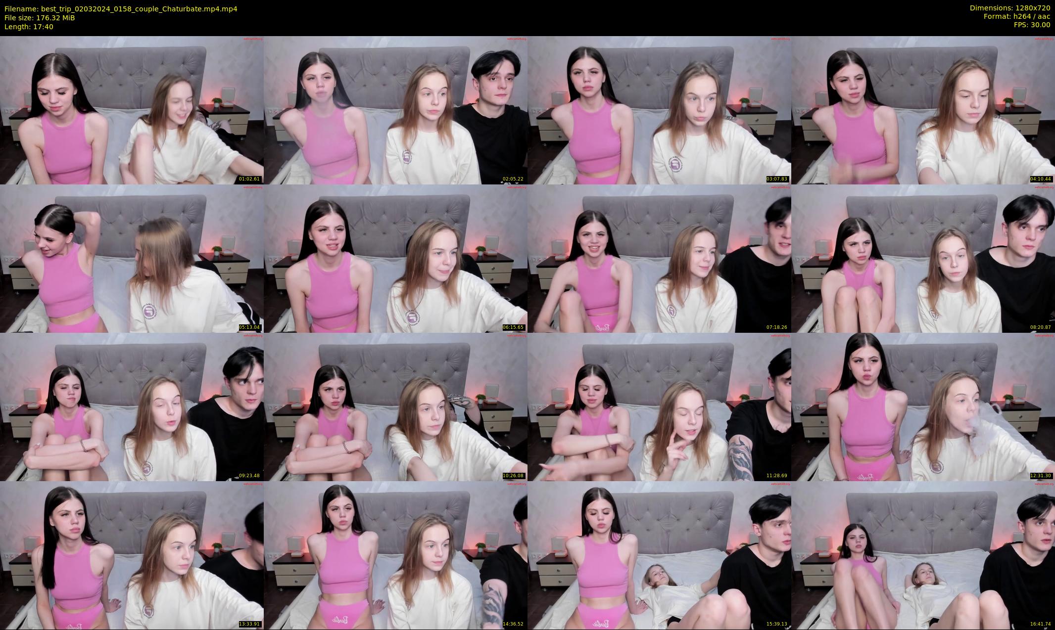 best_trip — 18 minute Chaturbate couple cam show recording, 720p, Mar 2, 2024