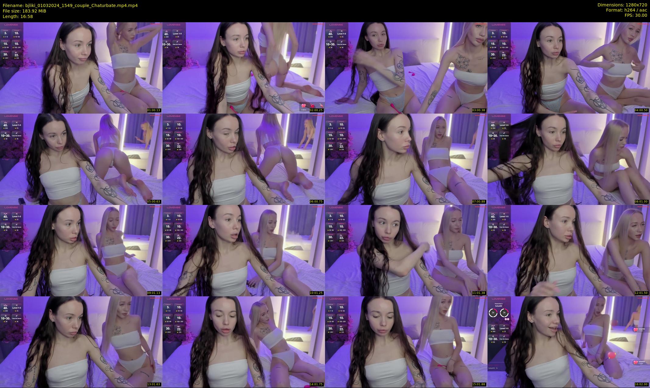 bjliki — 17 minute Chaturbate couple cam show recording, 720p, Mar 1, 2024