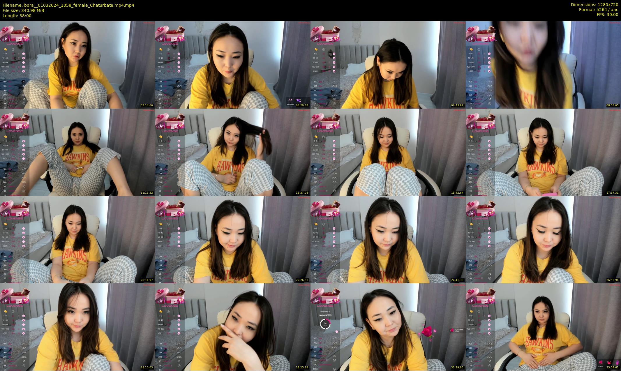 bora_ — 38 minute Chaturbate female cam show recording, 720p, Mar 1, 2024