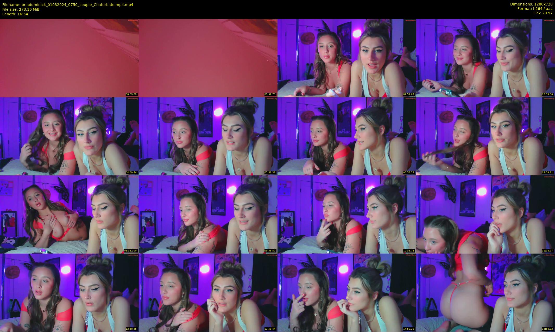 briadominick — 17 minute Chaturbate couple cam show recording, 720p, Mar 1, 2024