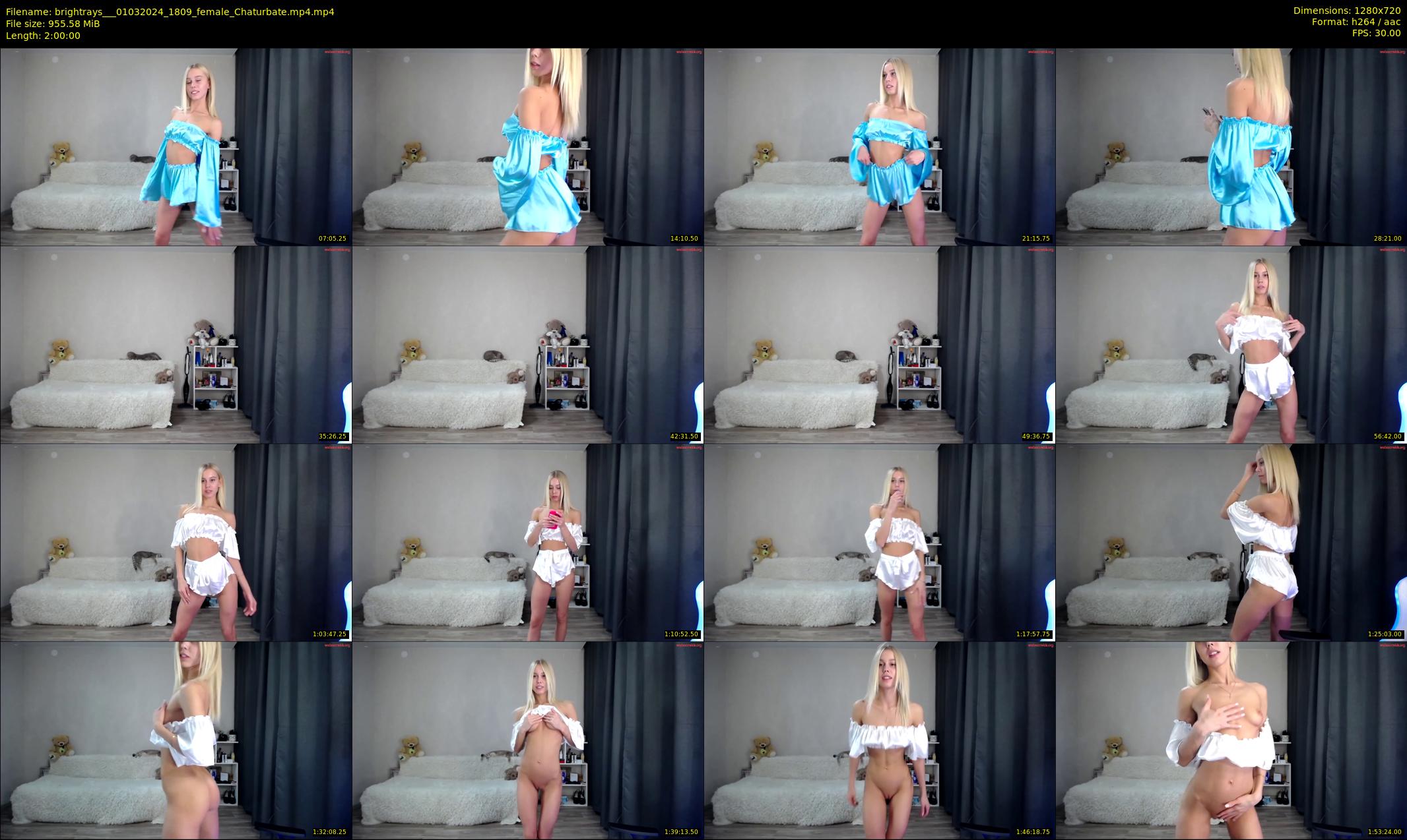 brightrays__ — 120 minute Chaturbate female cam show recording, 720p, Mar 1, 2024
