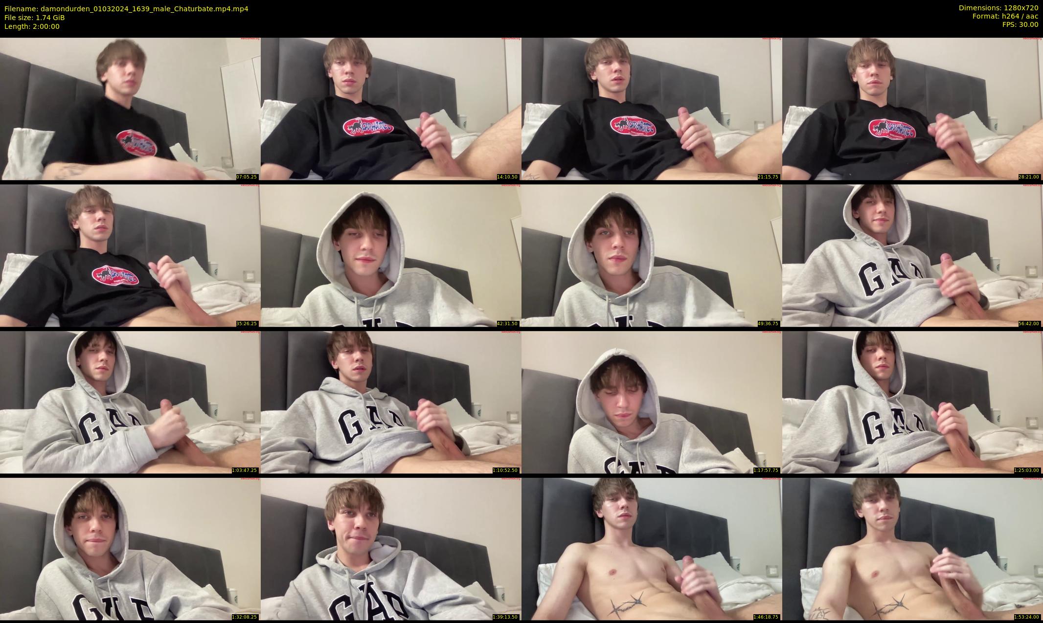 damondurden — 120 minute Chaturbate male cam show recording, 720p, Mar 1, 2024