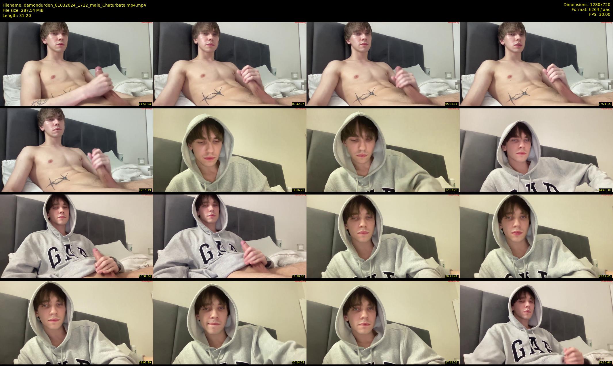 damondurden — 32 minute Chaturbate male cam show recording, 720p, Mar 1, 2024
