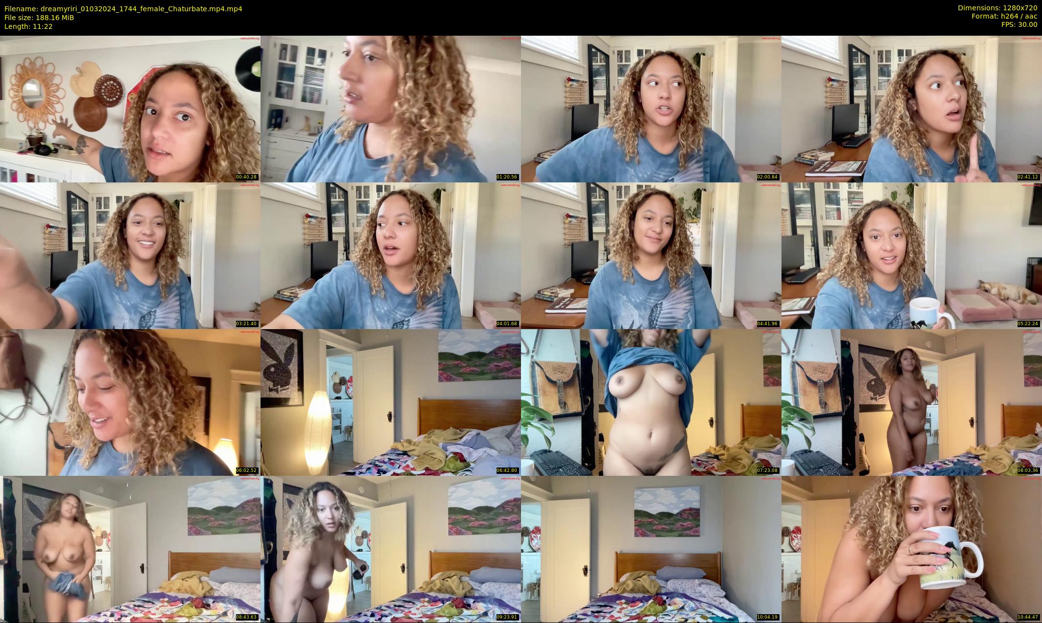 dreamyriri — 12 minute Chaturbate female cam show recording, 720p, Mar 1, 2024