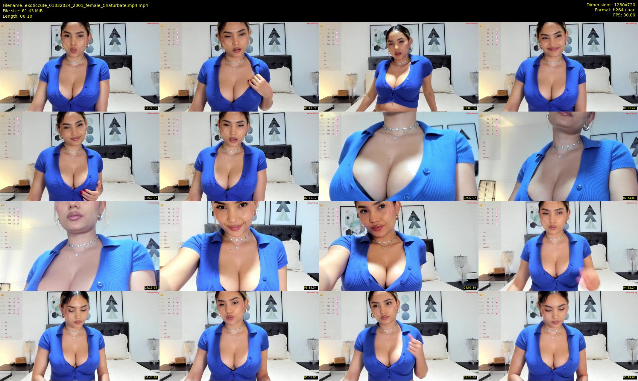 exoticcute — 7 minute Chaturbate female cam show recording, 720p, Mar 1, 2024