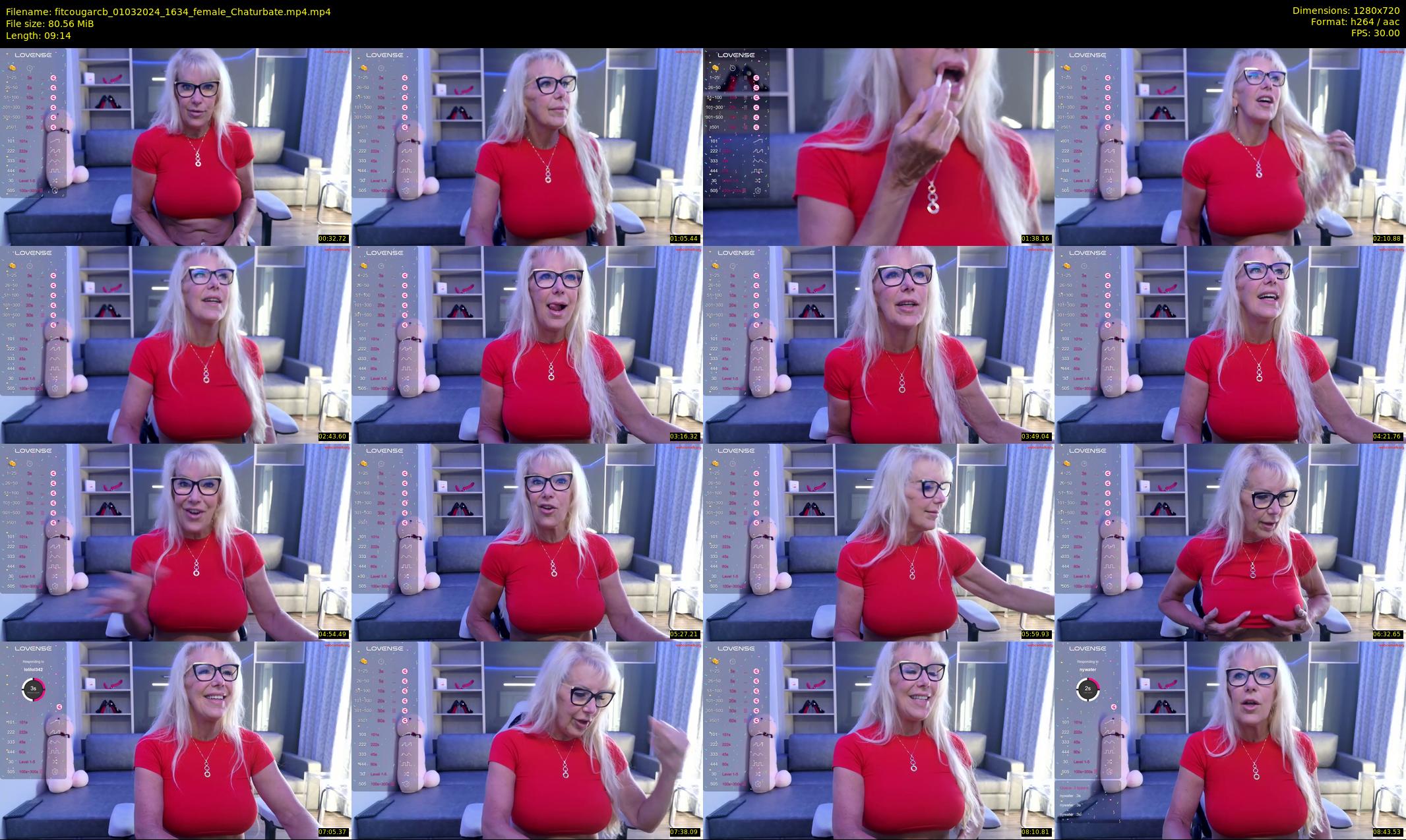 fitcougarcb — 10 minute Chaturbate female cam show recording, 720p, Mar 1, 2024