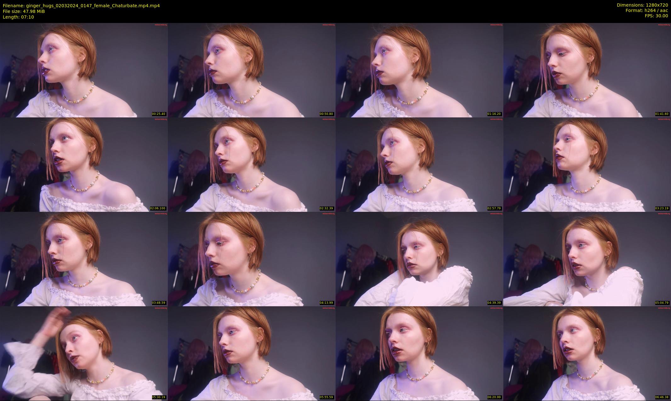 ginger_hugs — 8 minute Chaturbate female cam show recording, 720p, Mar 2, 2024