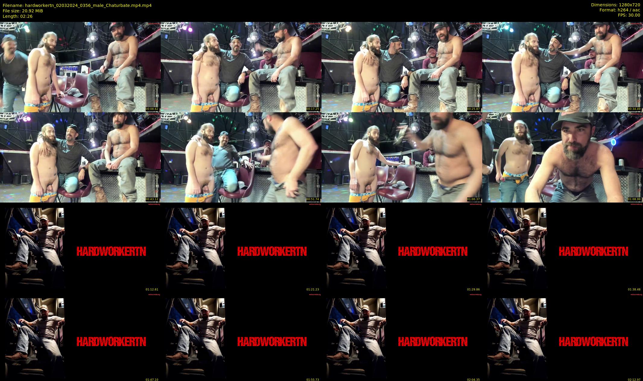 hardworkertn — 3 minute Chaturbate male cam show recording, 720p, Mar 2, 2024