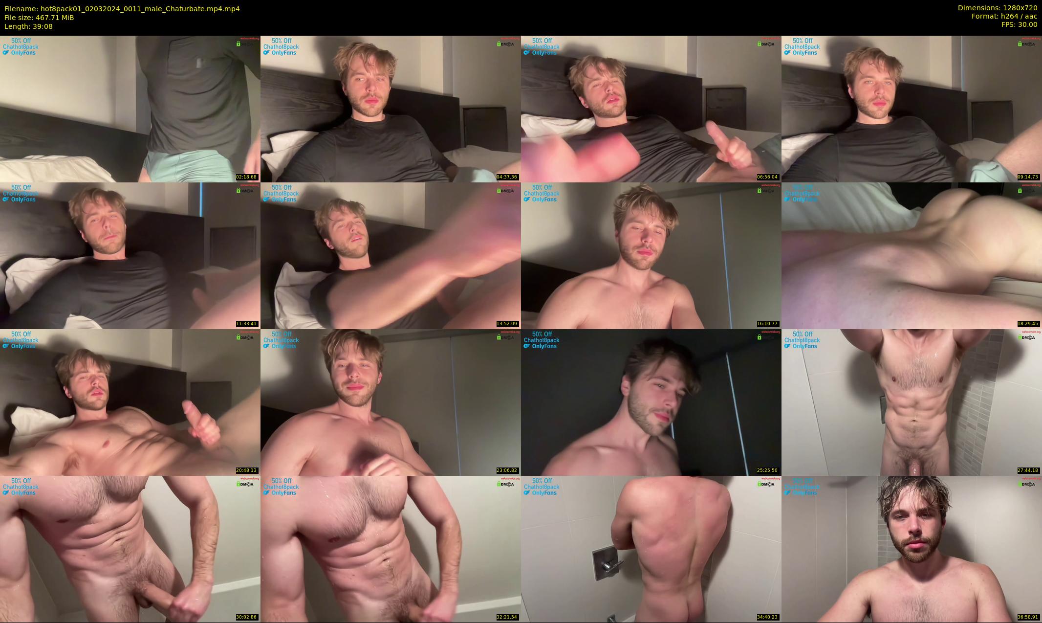hot8pack01 — 40 minute Chaturbate male cam show recording, 720p, Mar 2, 2024