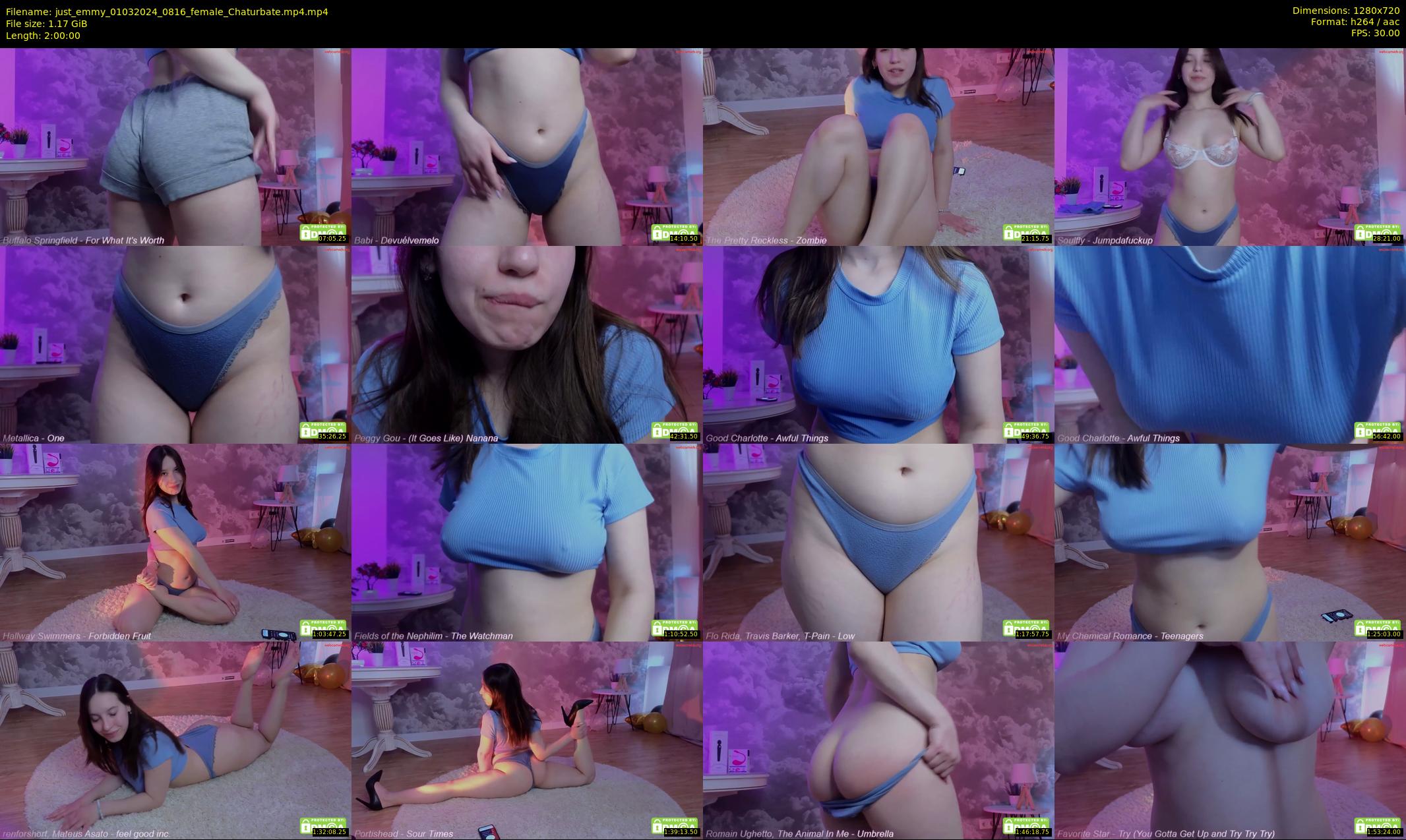 just_emmy — 120 minute Chaturbate female cam show recording, 720p, Mar 1, 2024