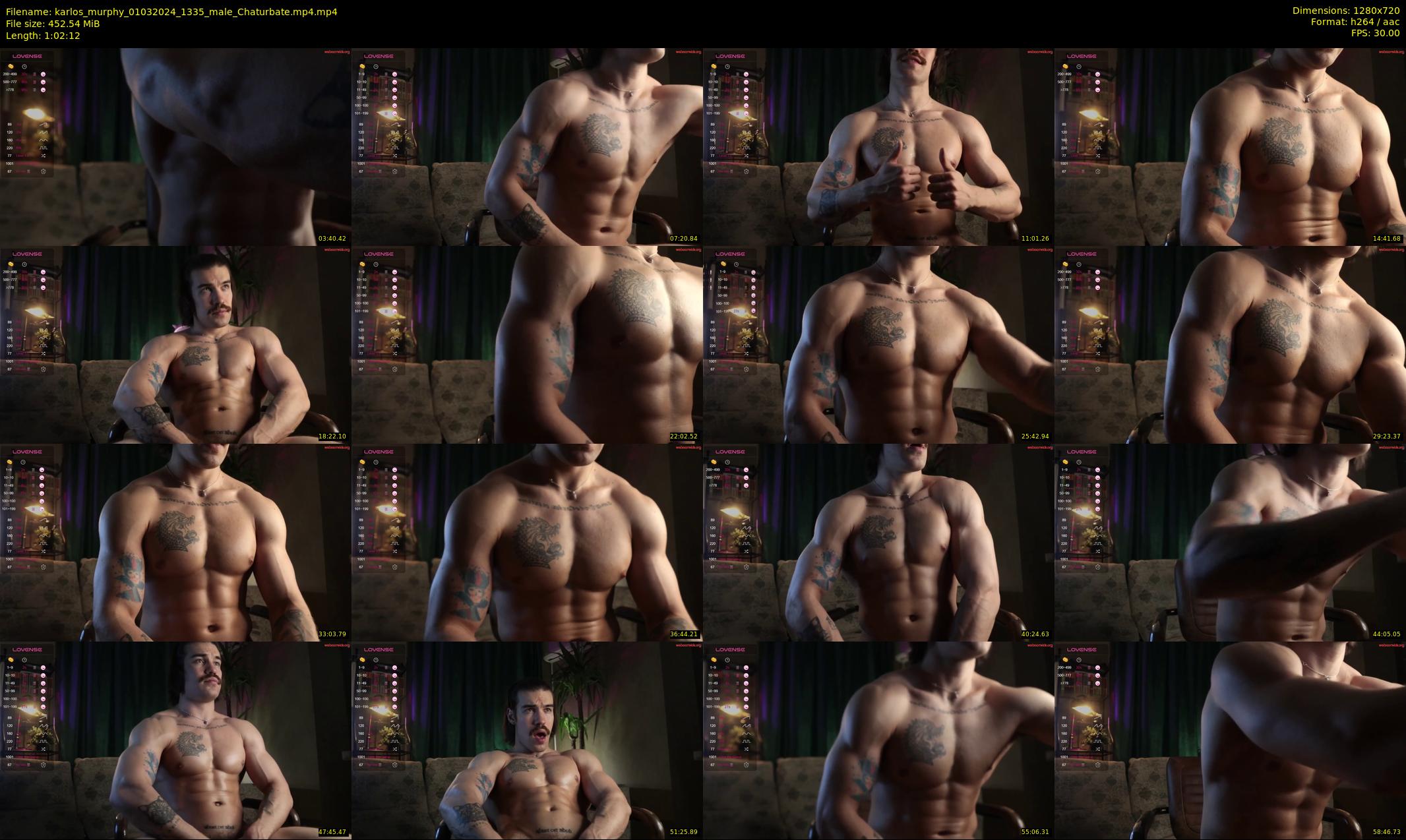 karlos_murphy — 63 minute Chaturbate male cam show recording, 720p, Mar 1, 2024
