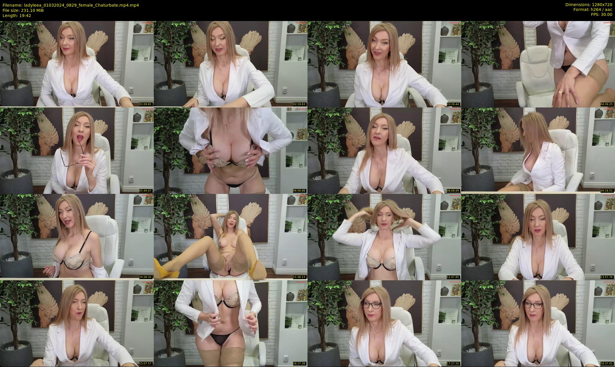 ladyleea — 20 minute Chaturbate female cam show recording, 720p, Mar 1, 2024