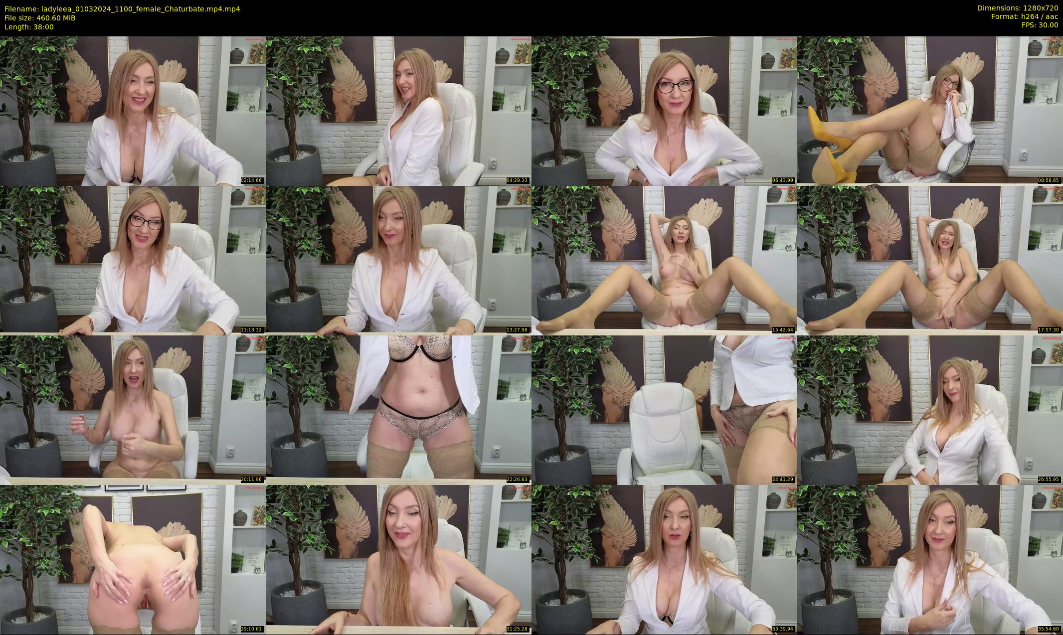 ladyleea — 38 minute Chaturbate female cam show recording, 720p, Mar 1, 2024