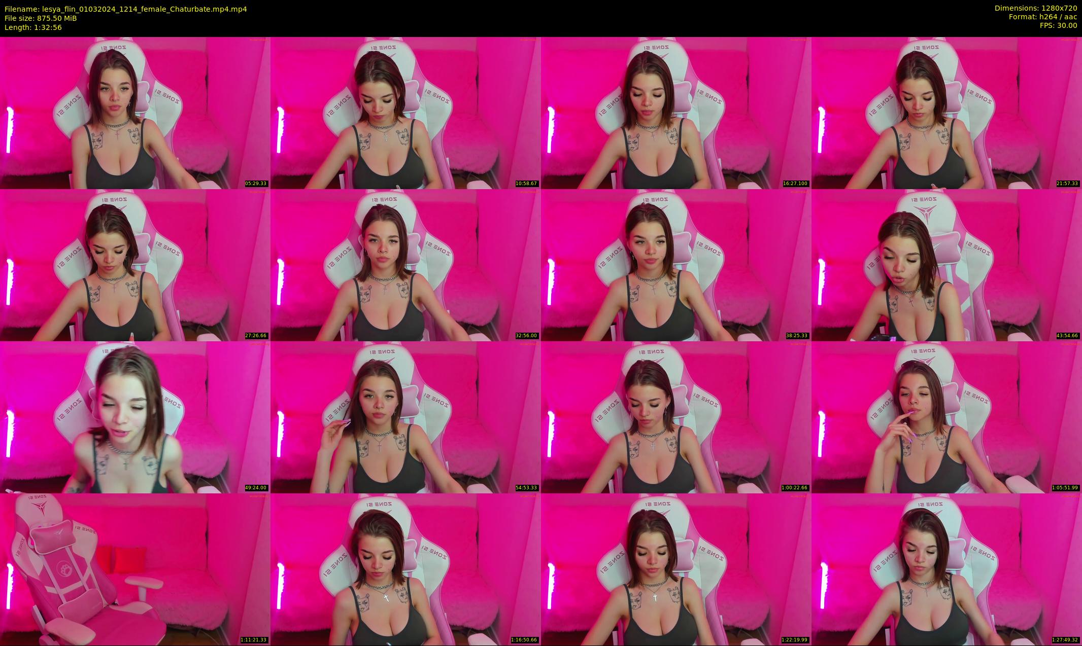 lesya_flin — 93 minute Chaturbate female cam show recording, 720p, Mar 1, 2024