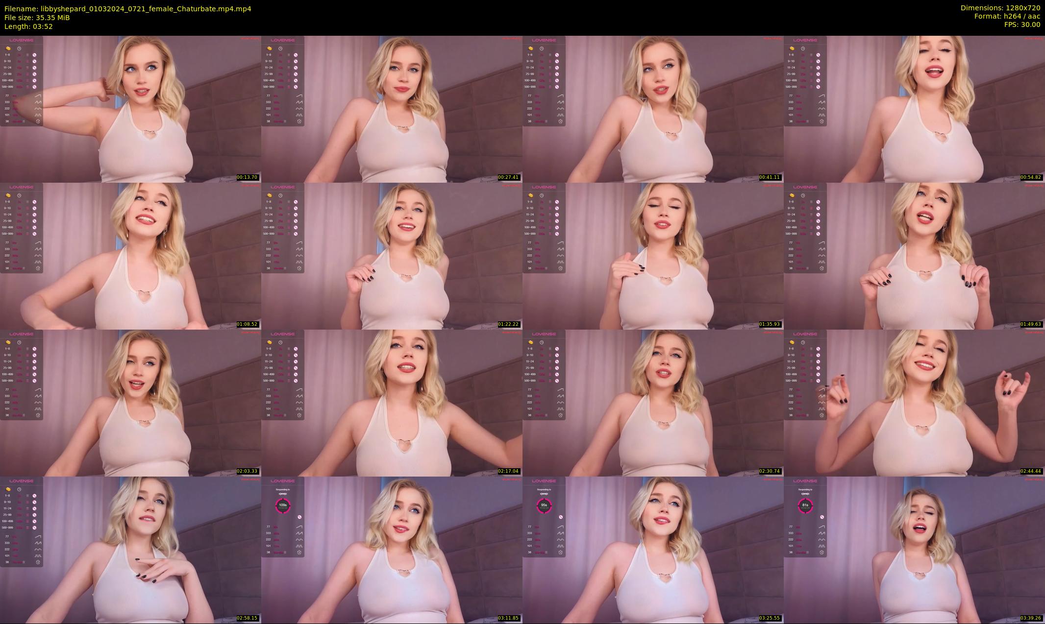 libbyshepard — 4 minute Chaturbate female cam show recording, 720p, Mar 1, 2024